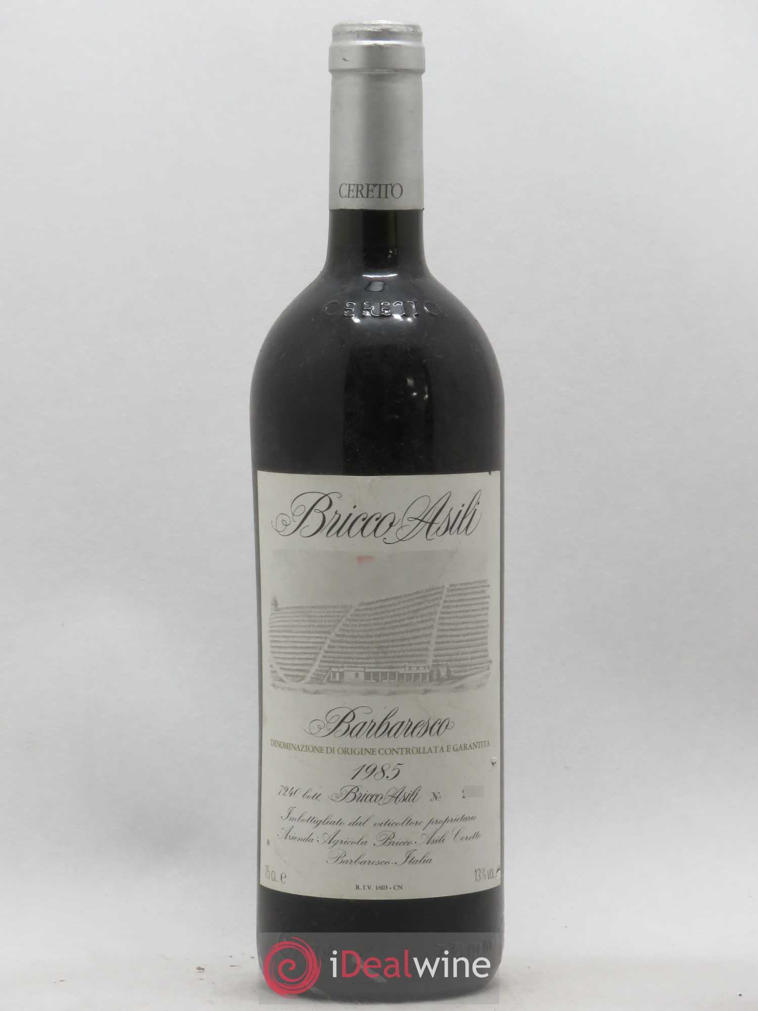 Barbaresco DOCG Bricco Asili Bricco Rocche (sans prix de réserve) 1985 - Posten von 1 Flasche - 0