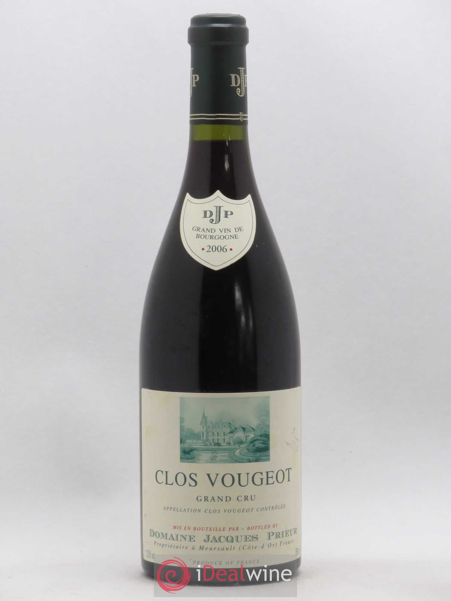 Clos de Vougeot Grand Cru Jacques Prieur (Domaine) (sans prix de réserve) 2006 - Lot de 1 bouteille - 0