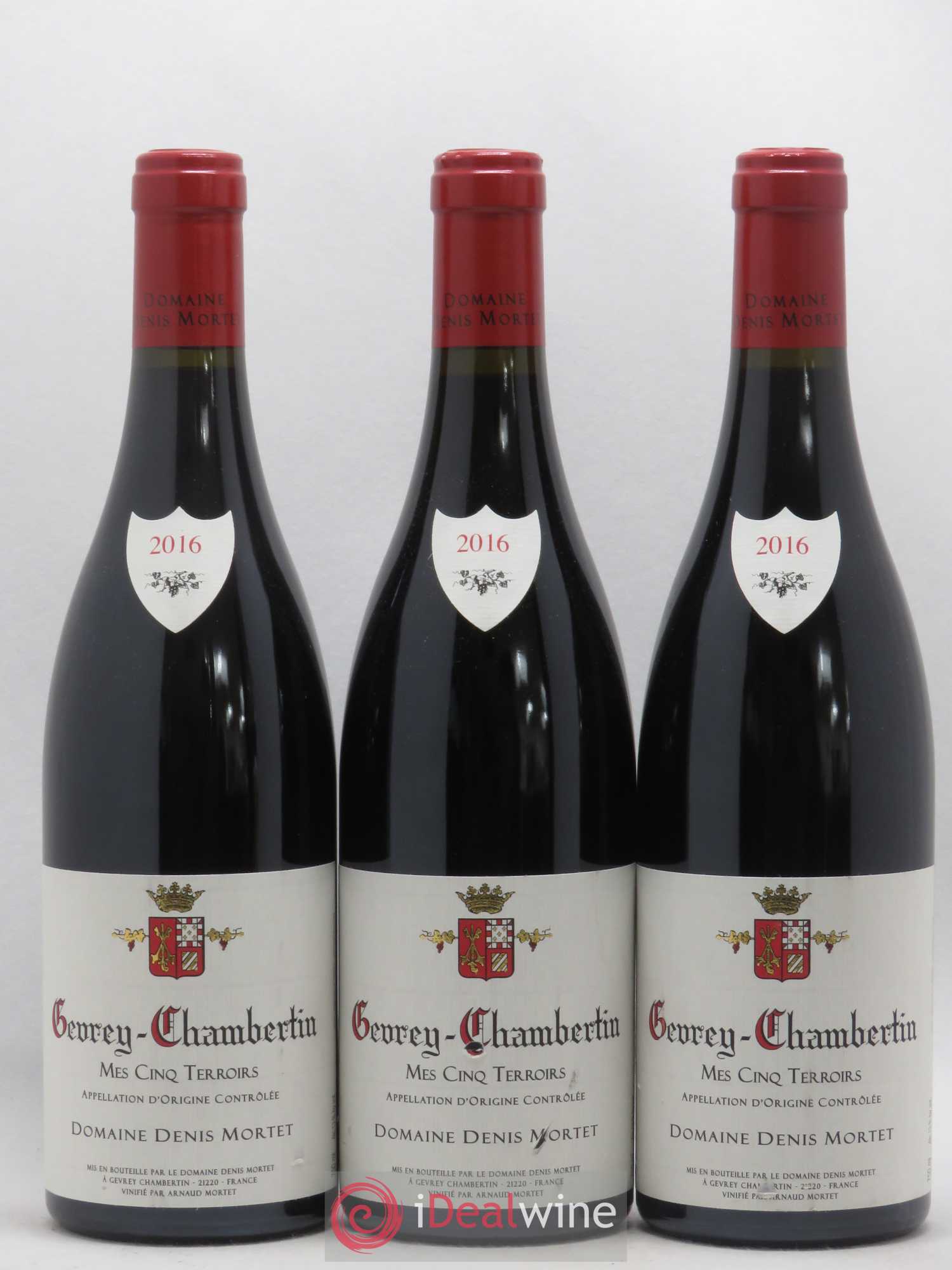 Gevrey-Chambertin Mes Cinq Terroirs Denis Mortet (Domaine) 2016 - Lot de 3 bouteilles - 0