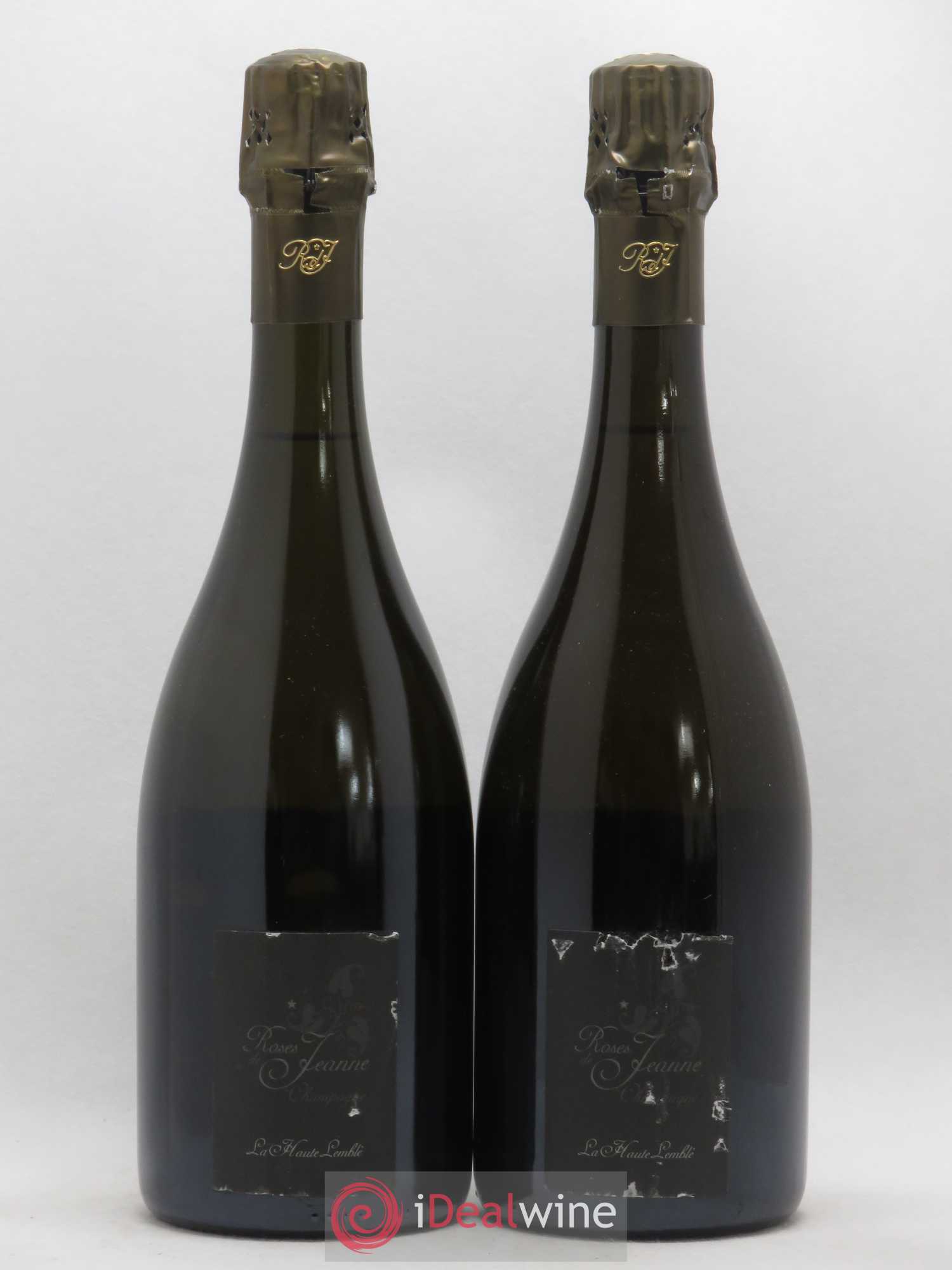 Champagne La Haute Lemblé Roses de Jeanne Blanc de Blancs 2010 - Lot de 2 bouteilles - 0