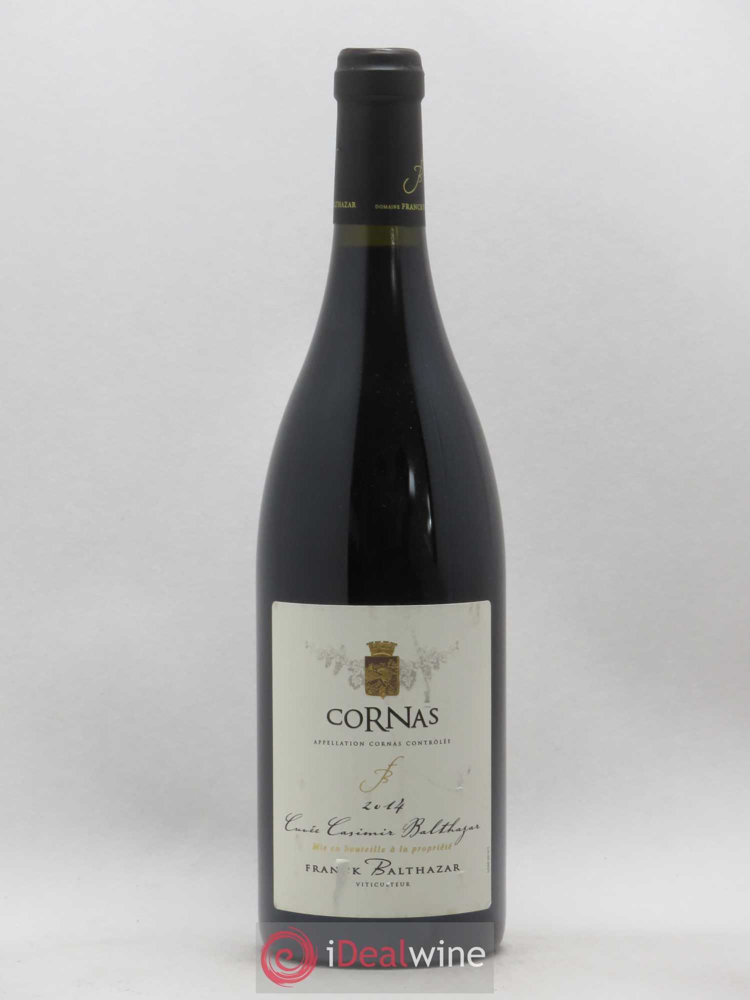 Cornas Cuvée Casimir Balthazar Domaine Franck Balthazar (sans prix de réserve) 2014 - Posten von 1 Flasche - 0