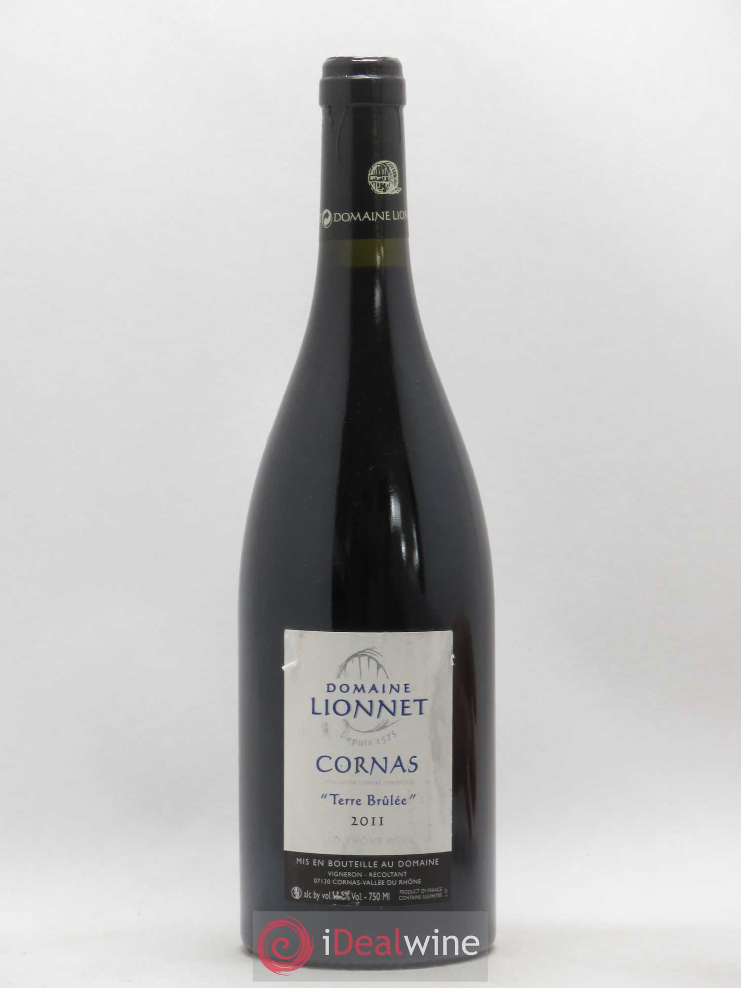 Cornas Terre Brûlée Domaine Lionnet (sans prix de réserve) 2011 - Posten von 1 Flasche - 0