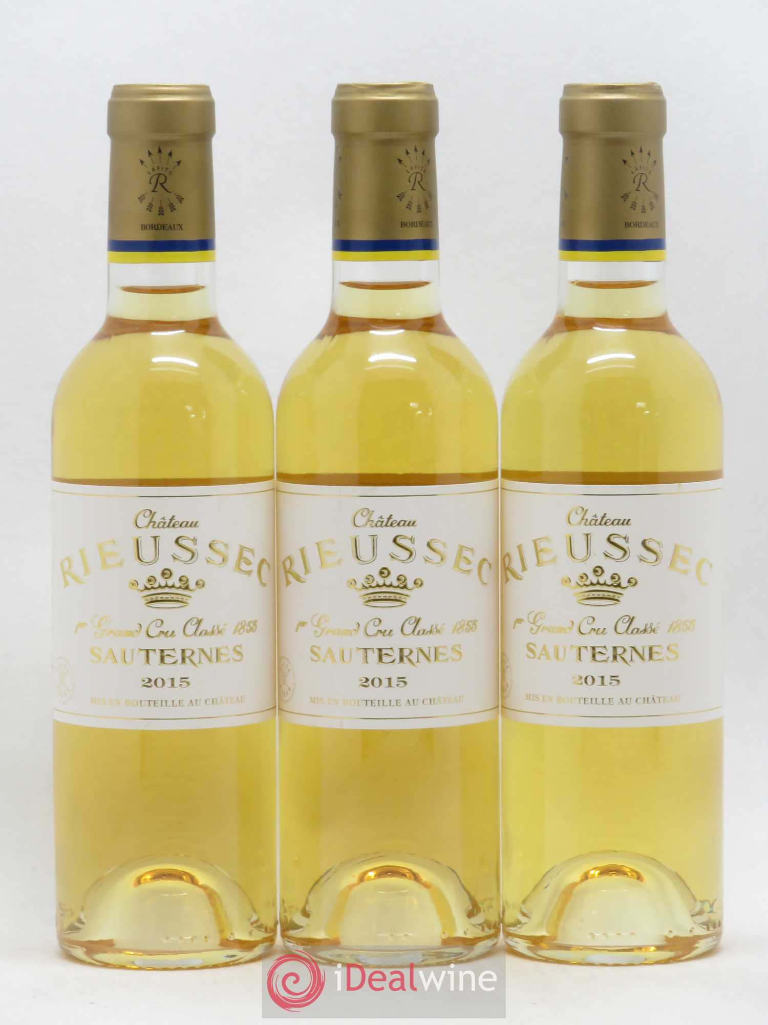 Château Rieussec 1er Grand Cru Classé 2015 - Posten von 6 Demi-Flaschen - 1