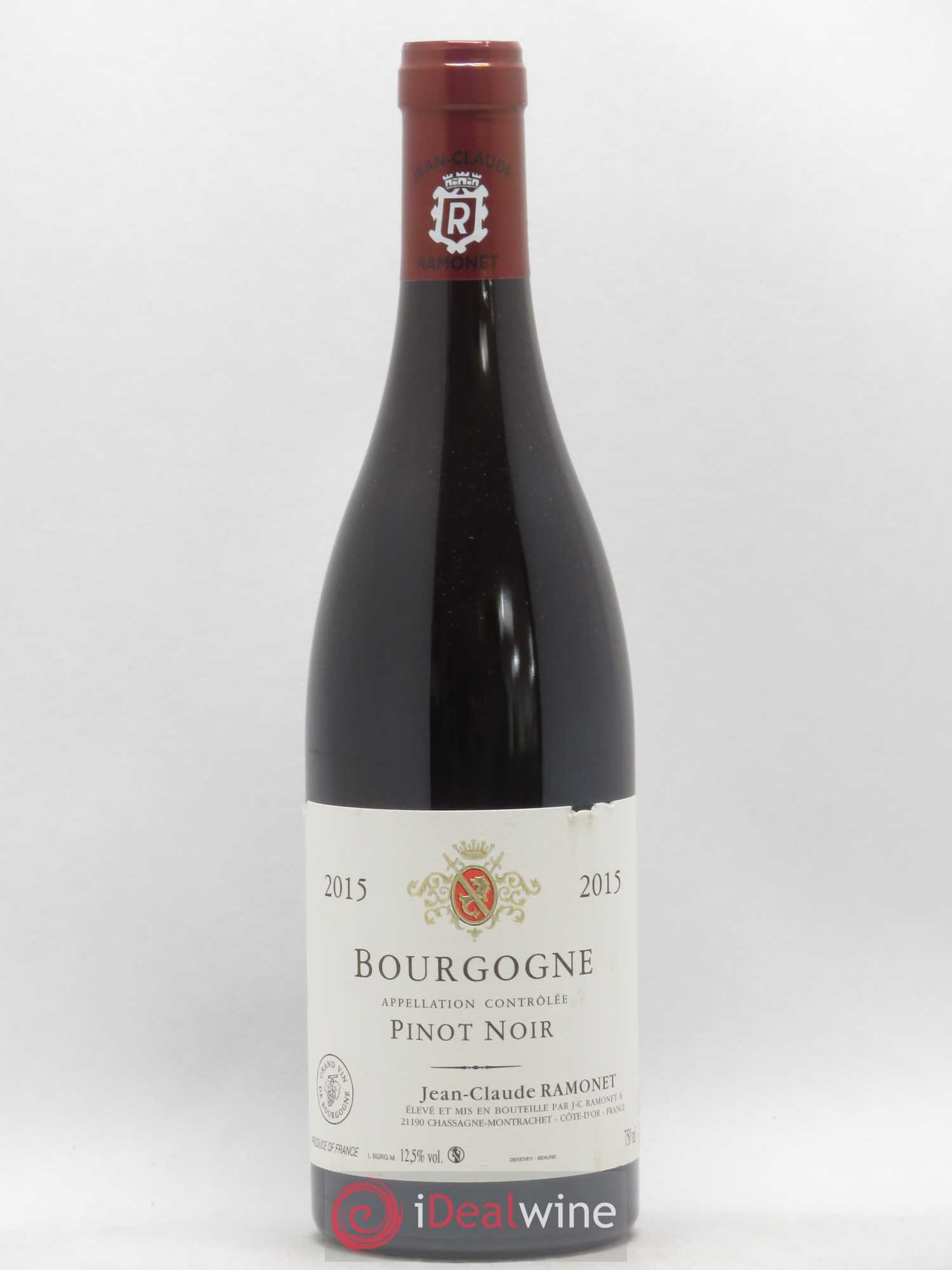 Bourgogne Pinot Noir Ramonet (Domaine) (sans prix de réserve) 2015 - Lot de 1 bouteille - 0