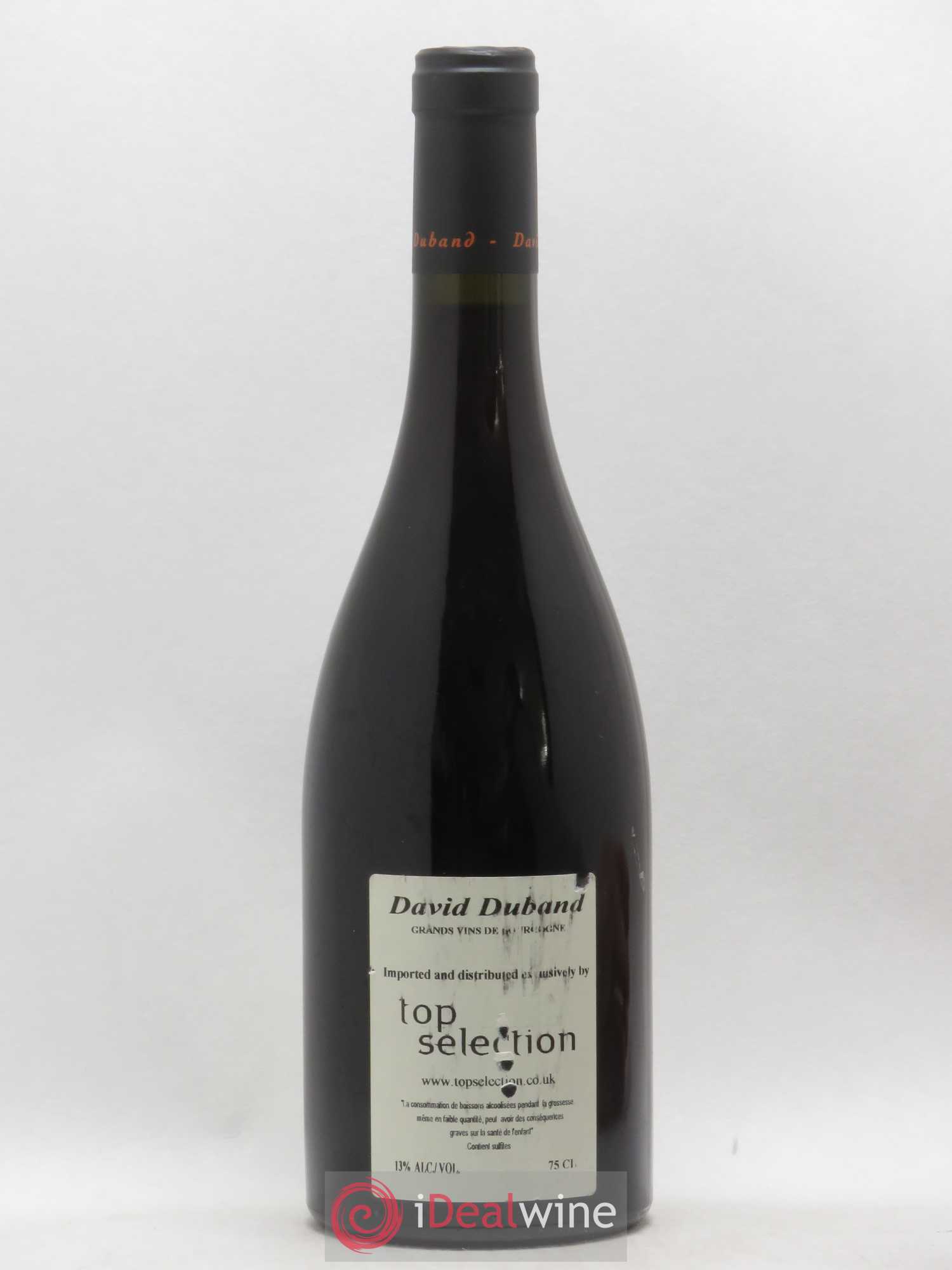 Clos de Vougeot Grand Cru David Duband (Domaine) (sans prix de réserve) 2009 - Lot de 1 bouteille - 1
