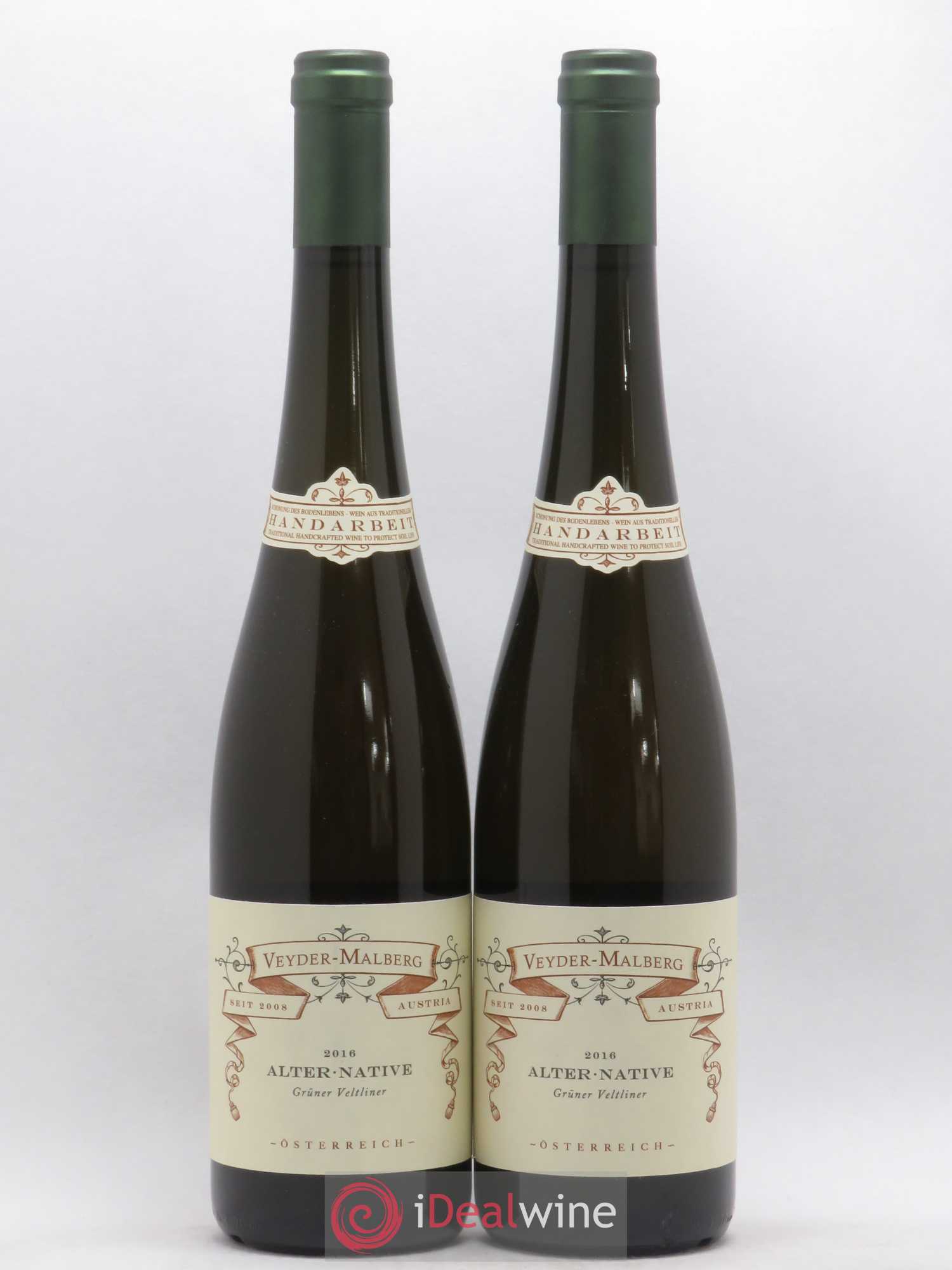 Autriche Veyder Malberg Alter Native Gruner Veltliner (sans prix de réserve) 2016 - Posten von 2 Flaschen - 0