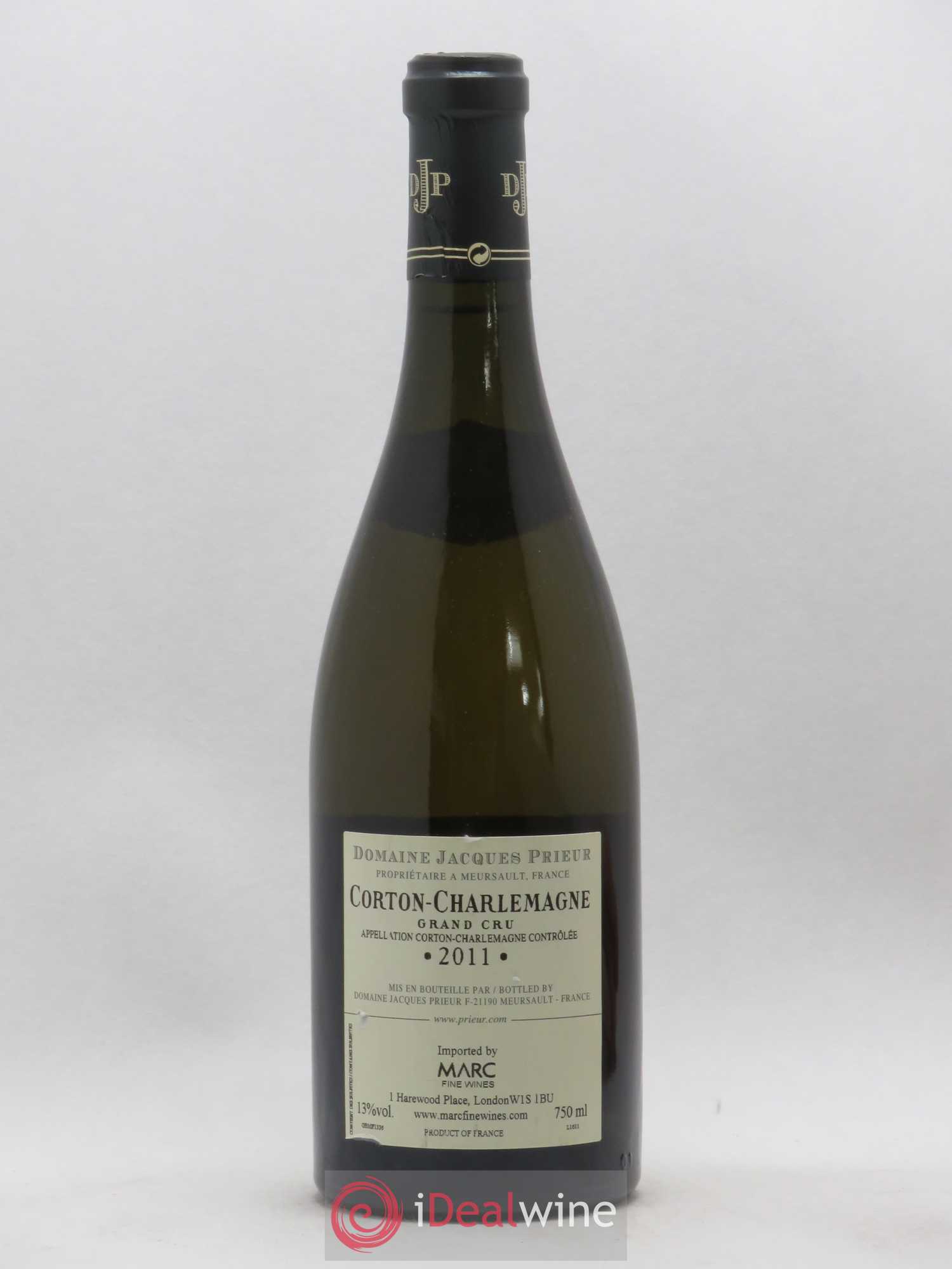 Corton-Charlemagne Grand Cru Jacques Prieur (Domaine) 2011 - Lot de 1 bouteille - 1