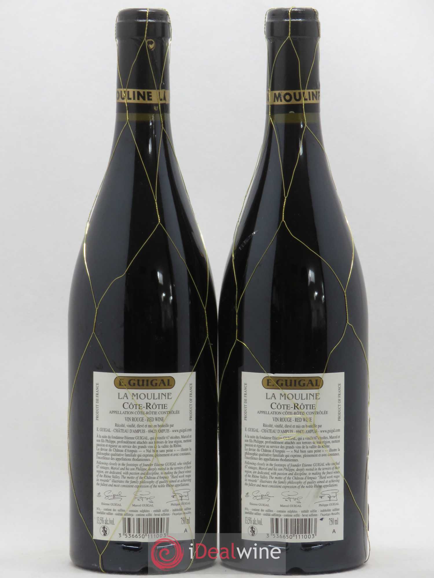 Côte-Rôtie La Mouline Guigal 2006 - Lot de 2 bouteilles - 1
