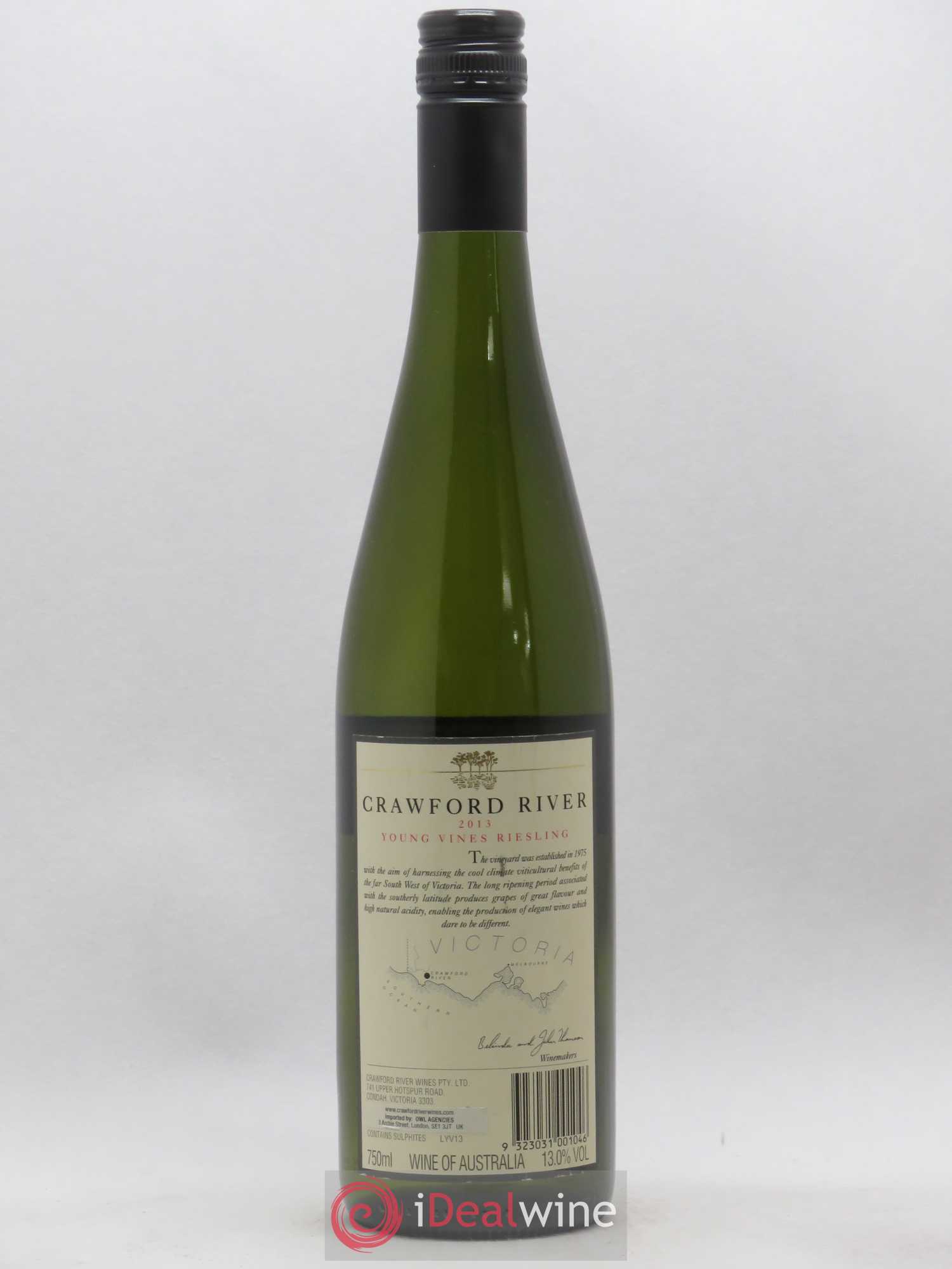 Australie Crawford River Young Vines Riesling Victoria (sans prix de réserve) 2013 - Posten von 1 Flasche - 1