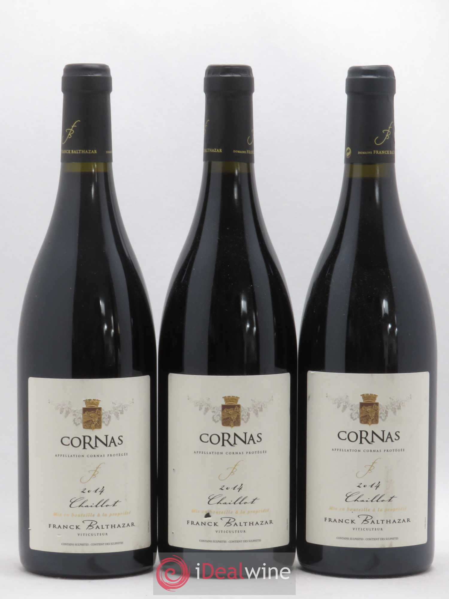 Cornas Chaillot Franck Balthazar (Domaine) 2014 - Lot de 3 bouteilles - 0