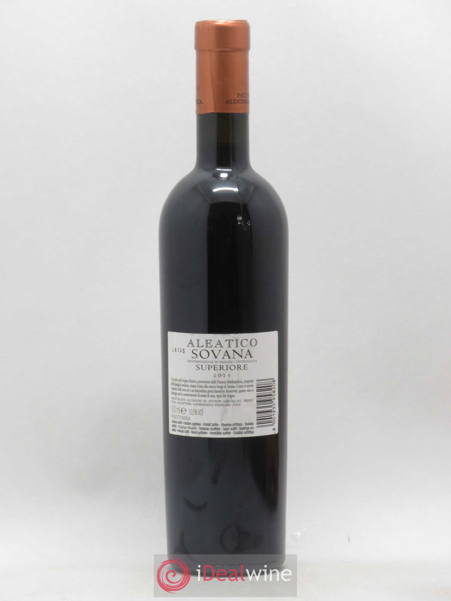 Italie Aleatico DOC Sovana Superiore Aldobrandesca 50 cl (sans prix de réserve) 2015 - Posten von 1 Flasche - 1