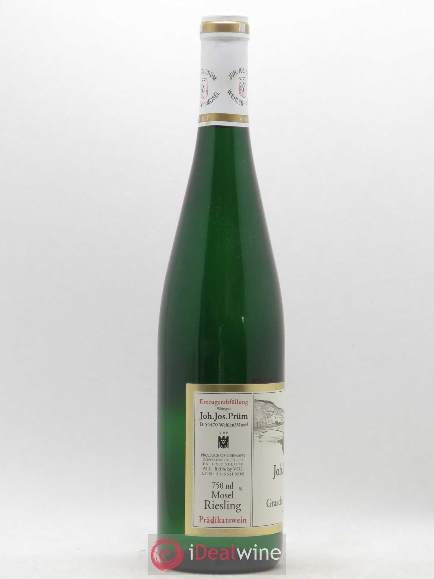 Riesling Joh. Jos. Prum Graacher Himmelreich Spatlese Mosel (sans prix de réserve) 2008 - Posten von 1 Flasche - 1