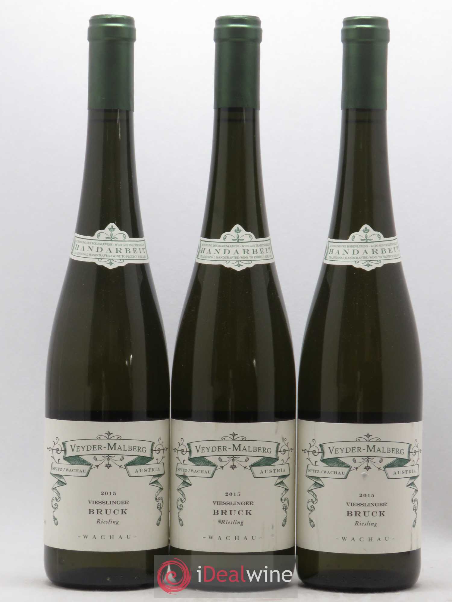 Autriche Veyder-Malberg Bruck Riesling (sans prix de réserve) 2015 - Posten von 3 Flaschen - 0