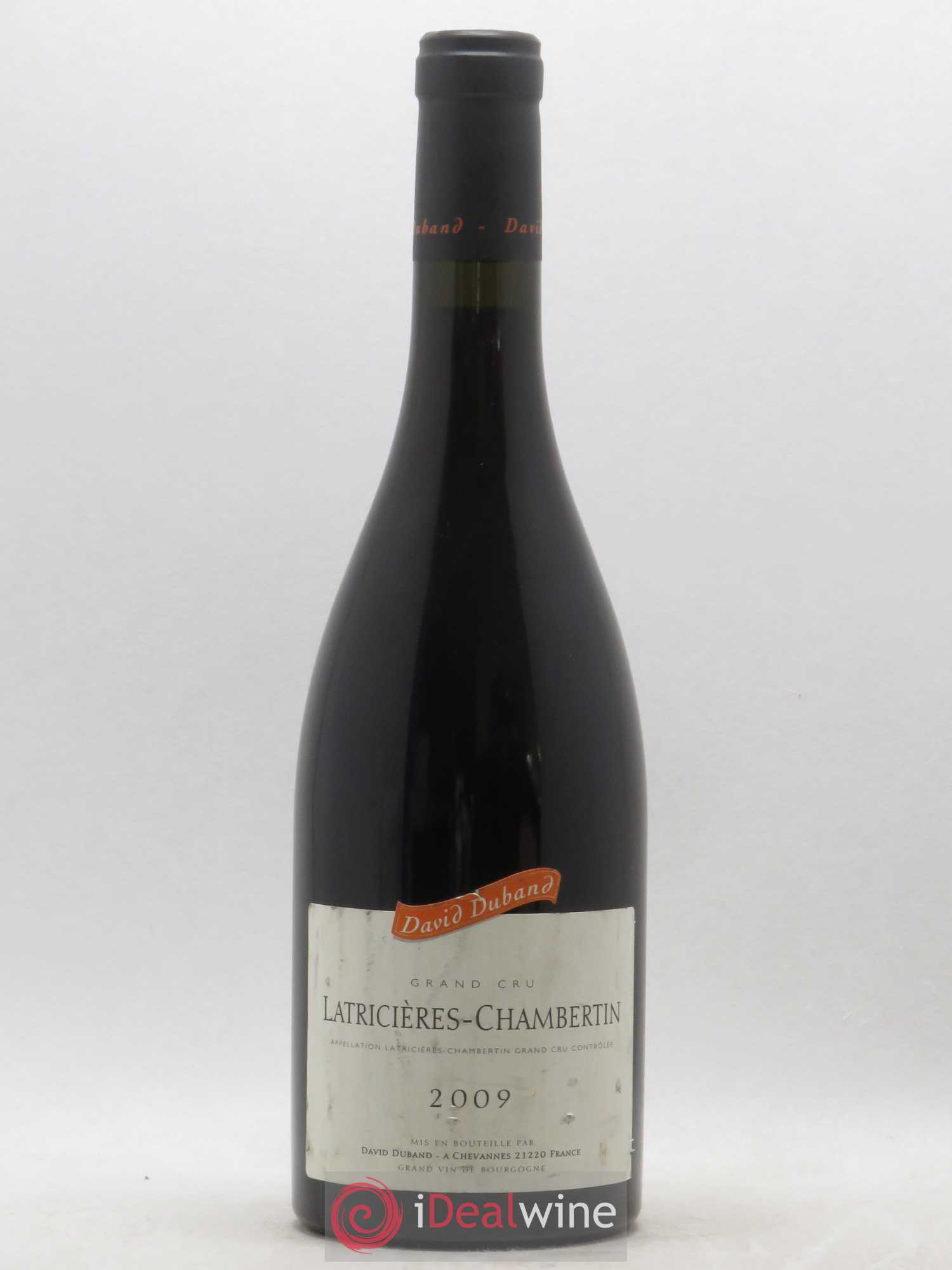 Latricières-Chambertin Grand Cru David Duband 2009 - Lot de 1 bouteille - 0