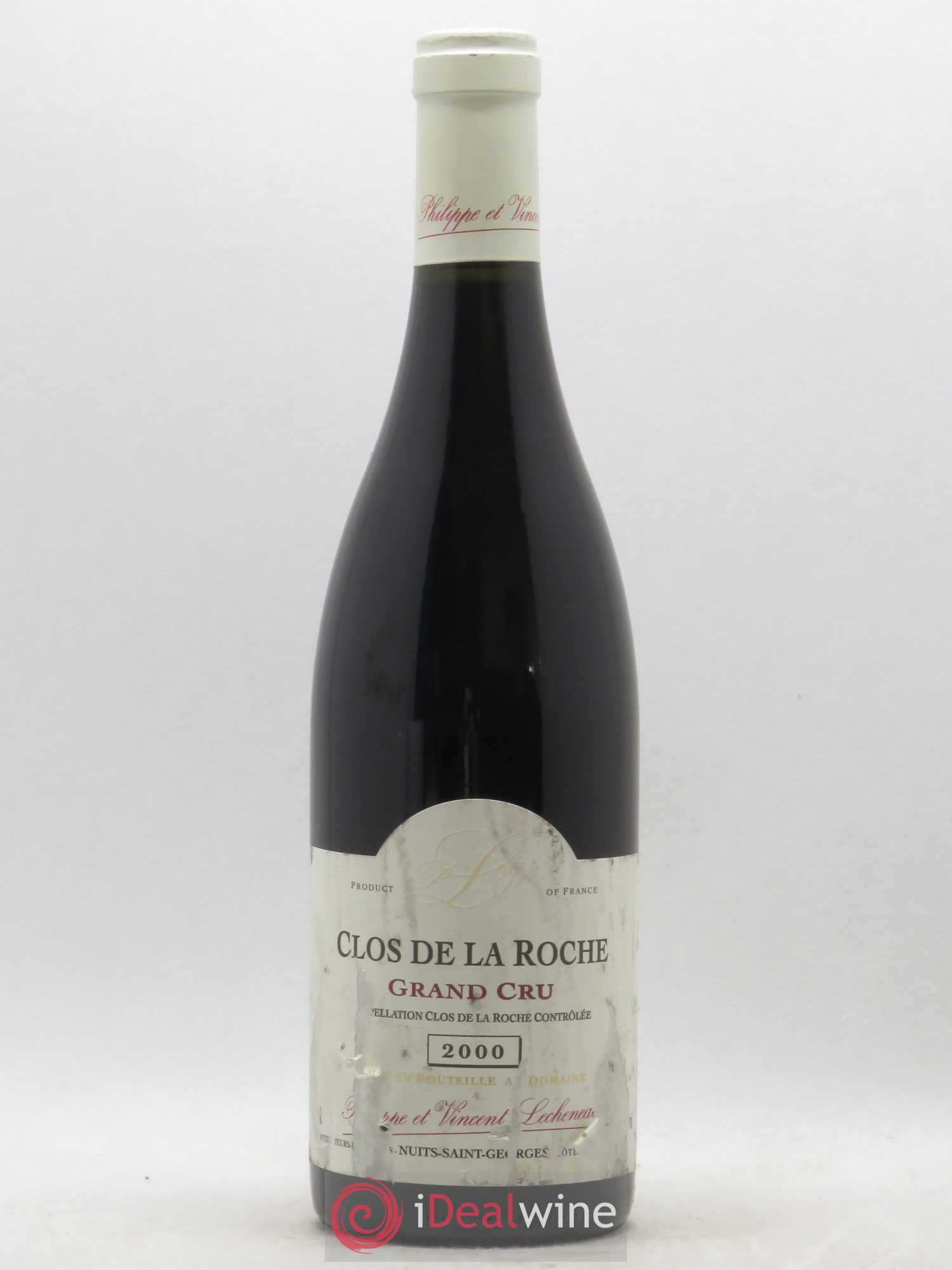 Clos de la Roche Grand Cru Lécheneaut (Domaine) (sans prix de réserve) 2000 - Lot de 1 bouteille - 0
