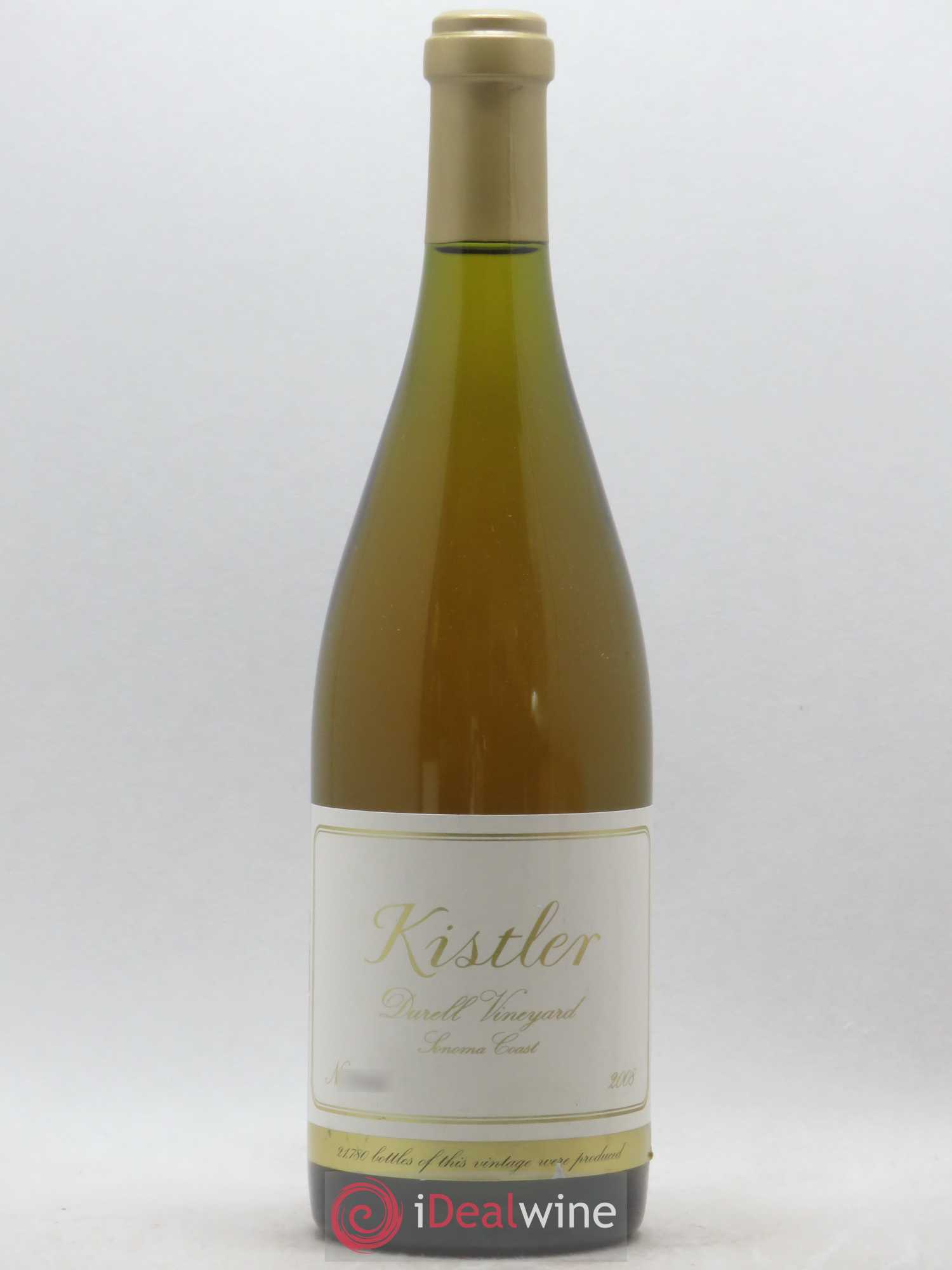 USA Sonoma Coast Kistler Vineyards Durell Vineyard Chardonnay (sans prix de réserve) 2008 - Posten von 1 Flasche - 0