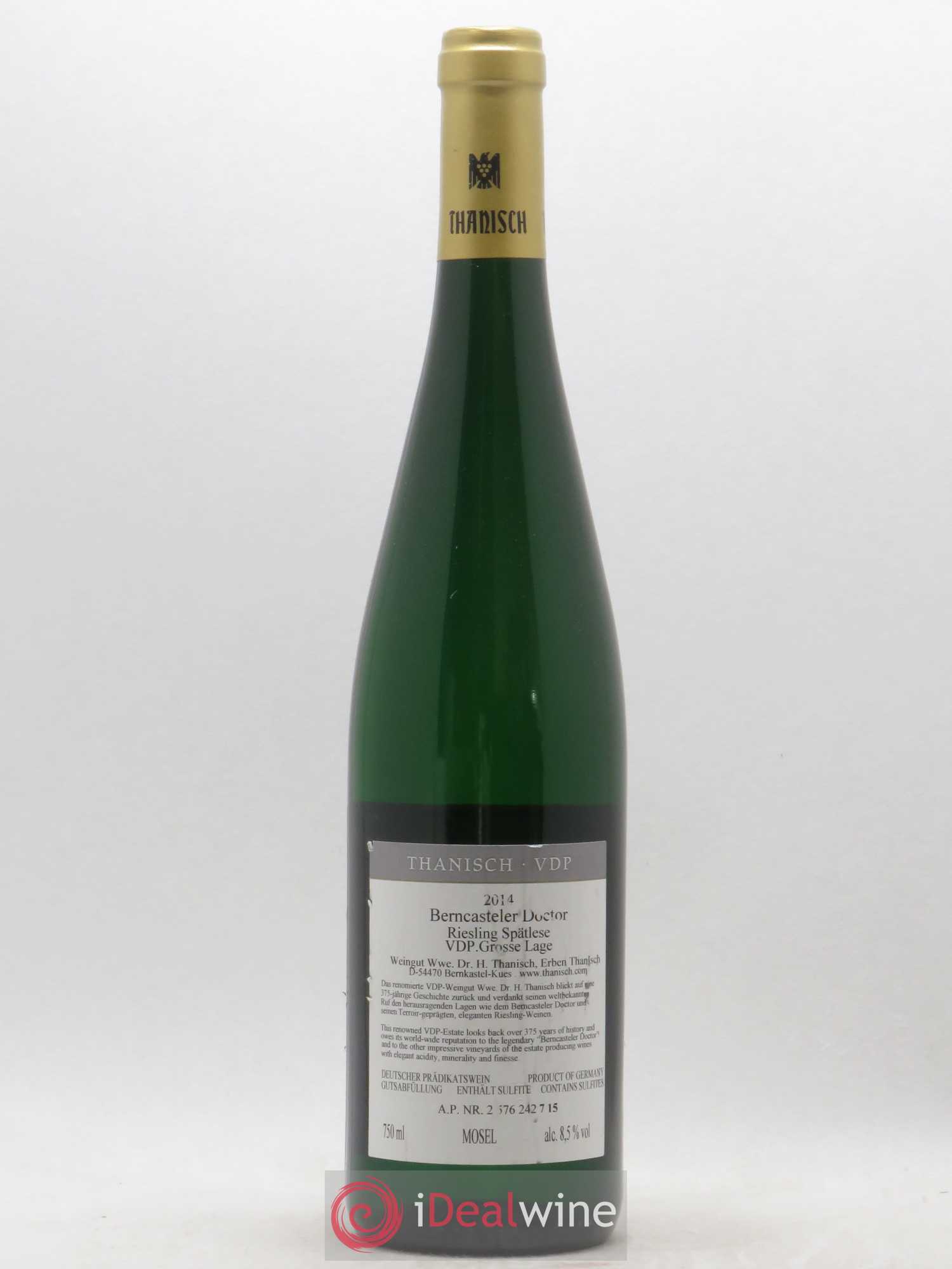 Riesling Dr Thanisch Berncasteler Doctor Riesling Spatlese Grosse Lage (sans prix de réserve) 2014 - Lotto di 1 bottiglia - 1