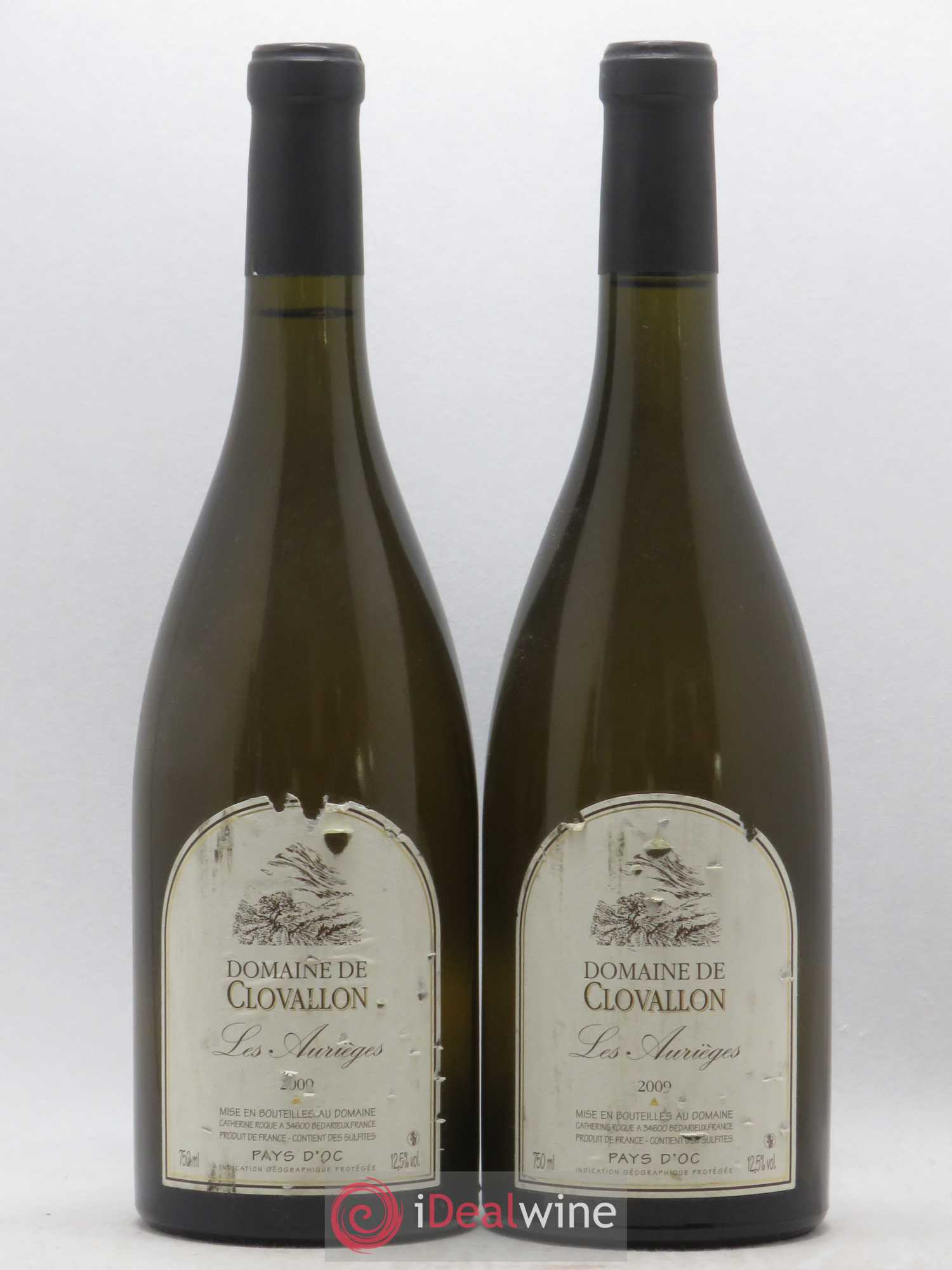 Pays d'Oc Domaine de Clovallon Les Aurieges (sans prix de réserve) 2009 - Posten von 2 Flaschen - 0