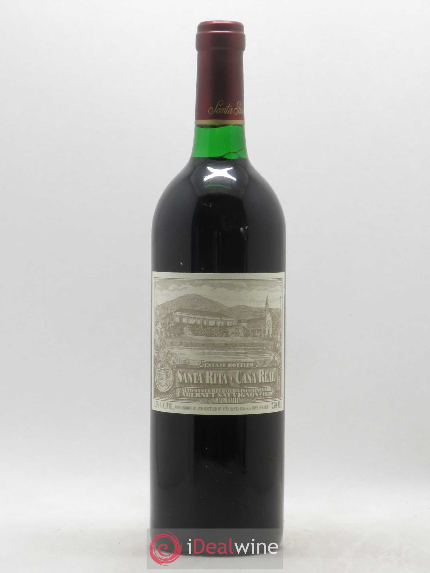 Chili Maipo Valley Santa Rita Casa Real Cabernet Sauvignon (sans prix de réserve) 1989 - Posten von 1 Flasche - 0