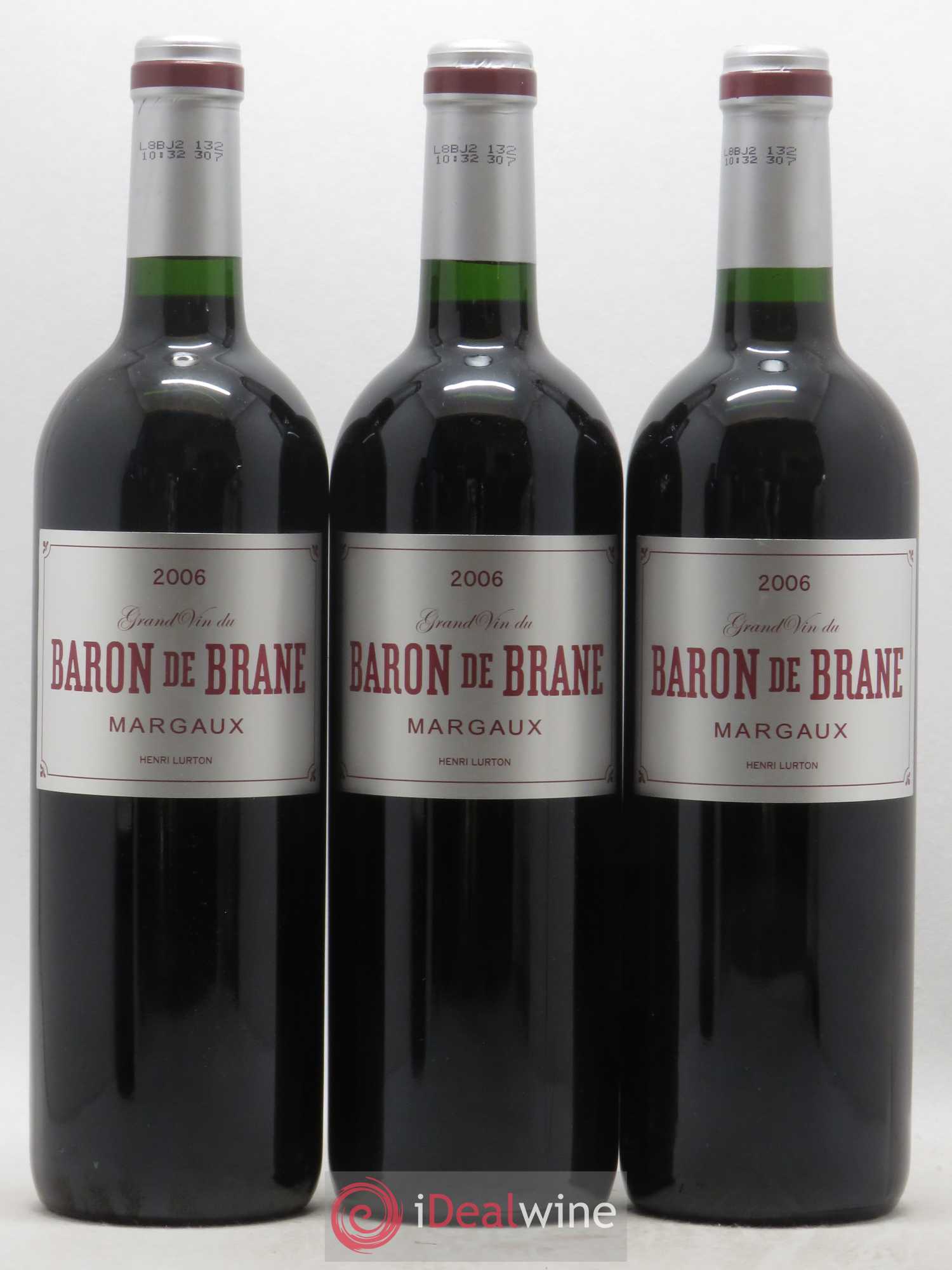 Baron de Brane Second Vin (sans prix de réserve) 2006 - Lot de 3 bouteilles - 0