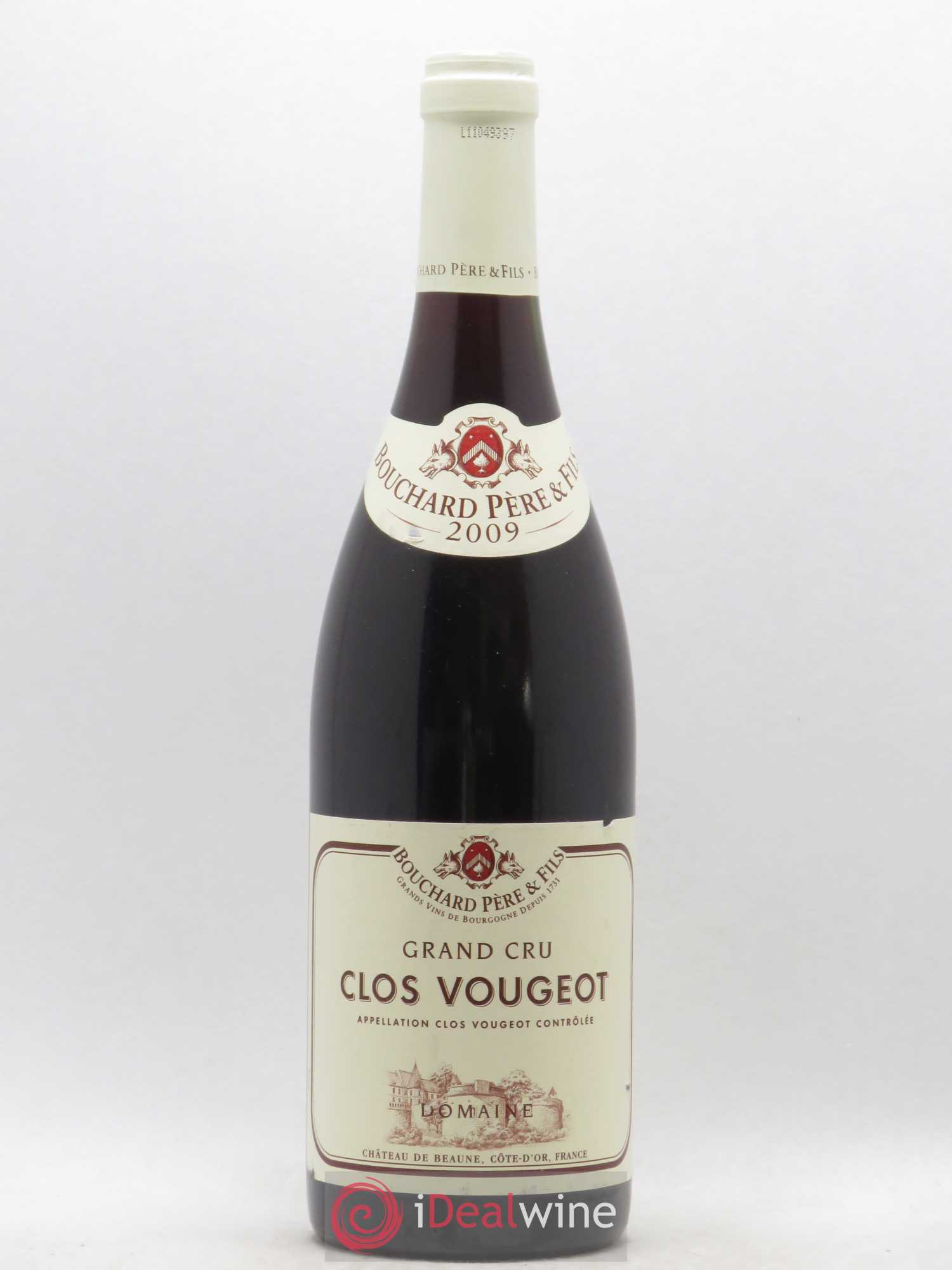 Clos de Vougeot Grand Cru Bouchard Père & Fils 2009 - Lot de 1 bouteille - 0