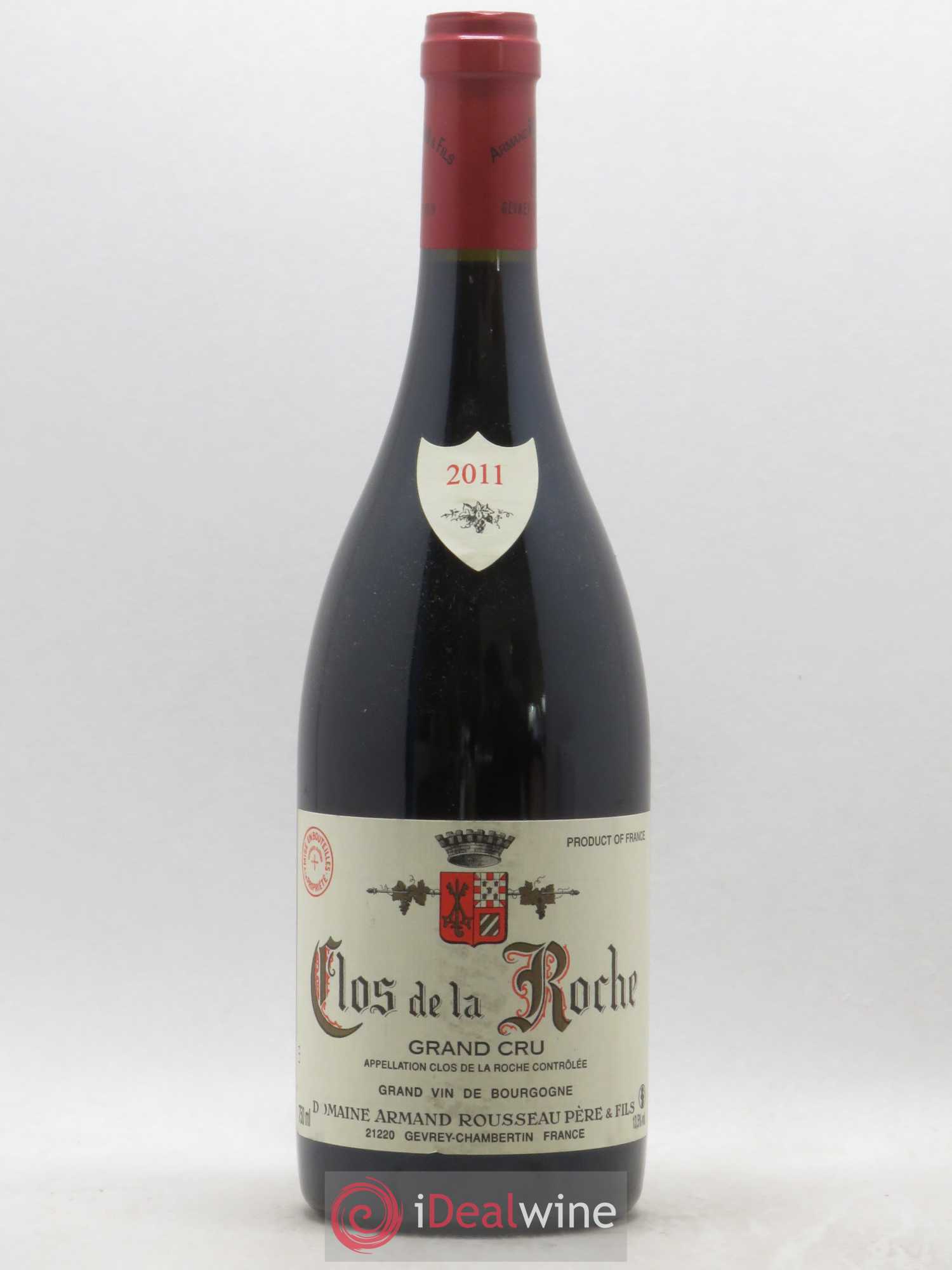 Clos de la Roche Grand Cru Armand Rousseau (Domaine) 2011 - Posten von 1 Flasche - 0