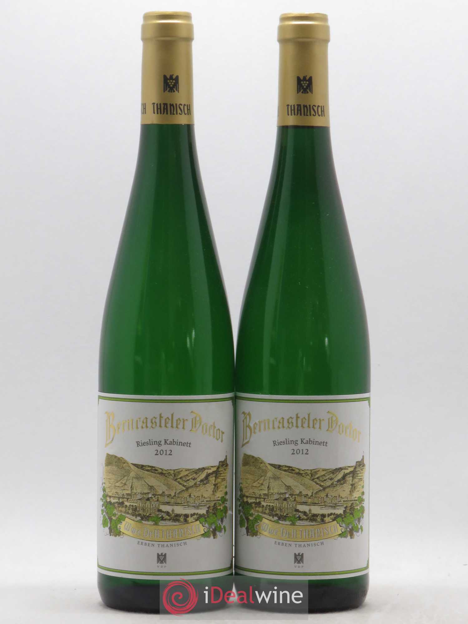 Riesling Dr Thanisch Berncasteler Doctor Riesling Kabinett (sans prix de réserve) 2012 - Posten von 2 Flaschen - 0