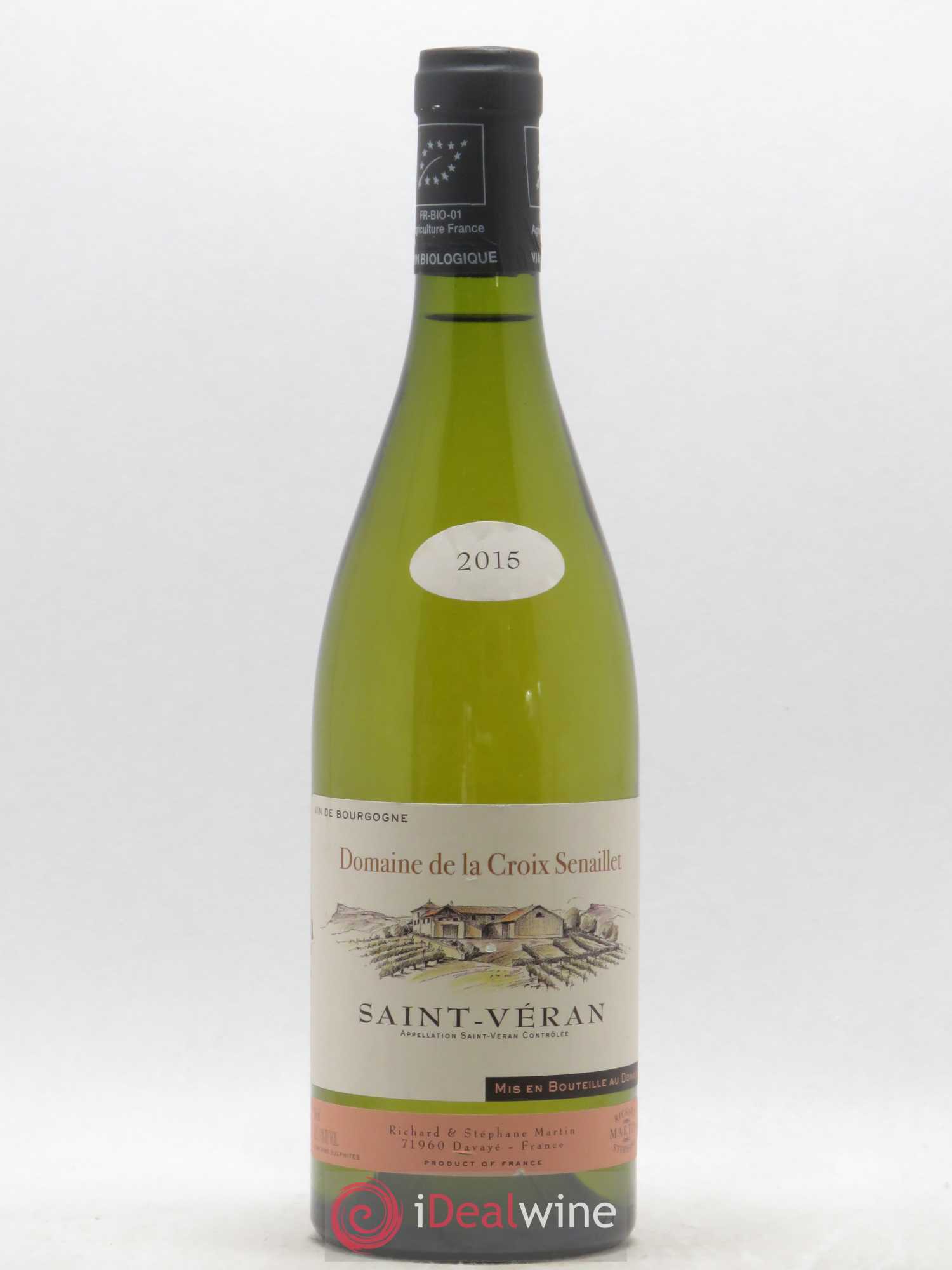 Saint-Véran Domaine de la Croix Senaillet (sans prix de réserve) 2015 - Posten von 1 Flasche - 0