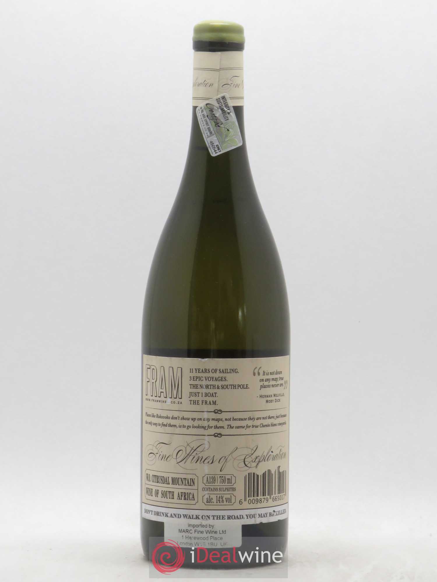 Afrique du Sud Fram Chenin Blanc (sans prix de réserve) 2013 - Posten von 1 Flasche - 1