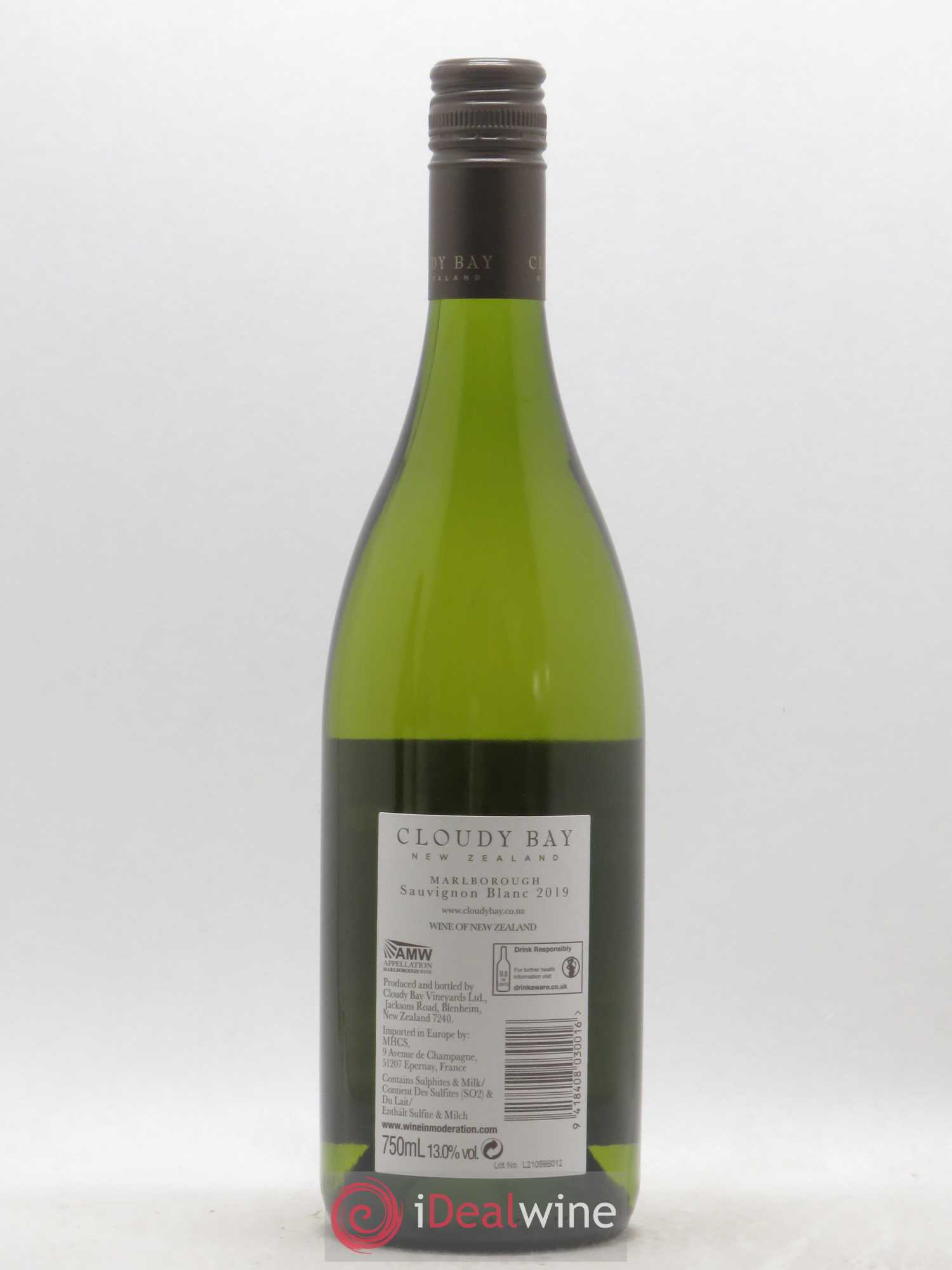 Nouvelle Zélande Cloudy Bay  Sauvignon Blanc Marlborough (no reserve) 2019 - Lot of 1 bottle - 1