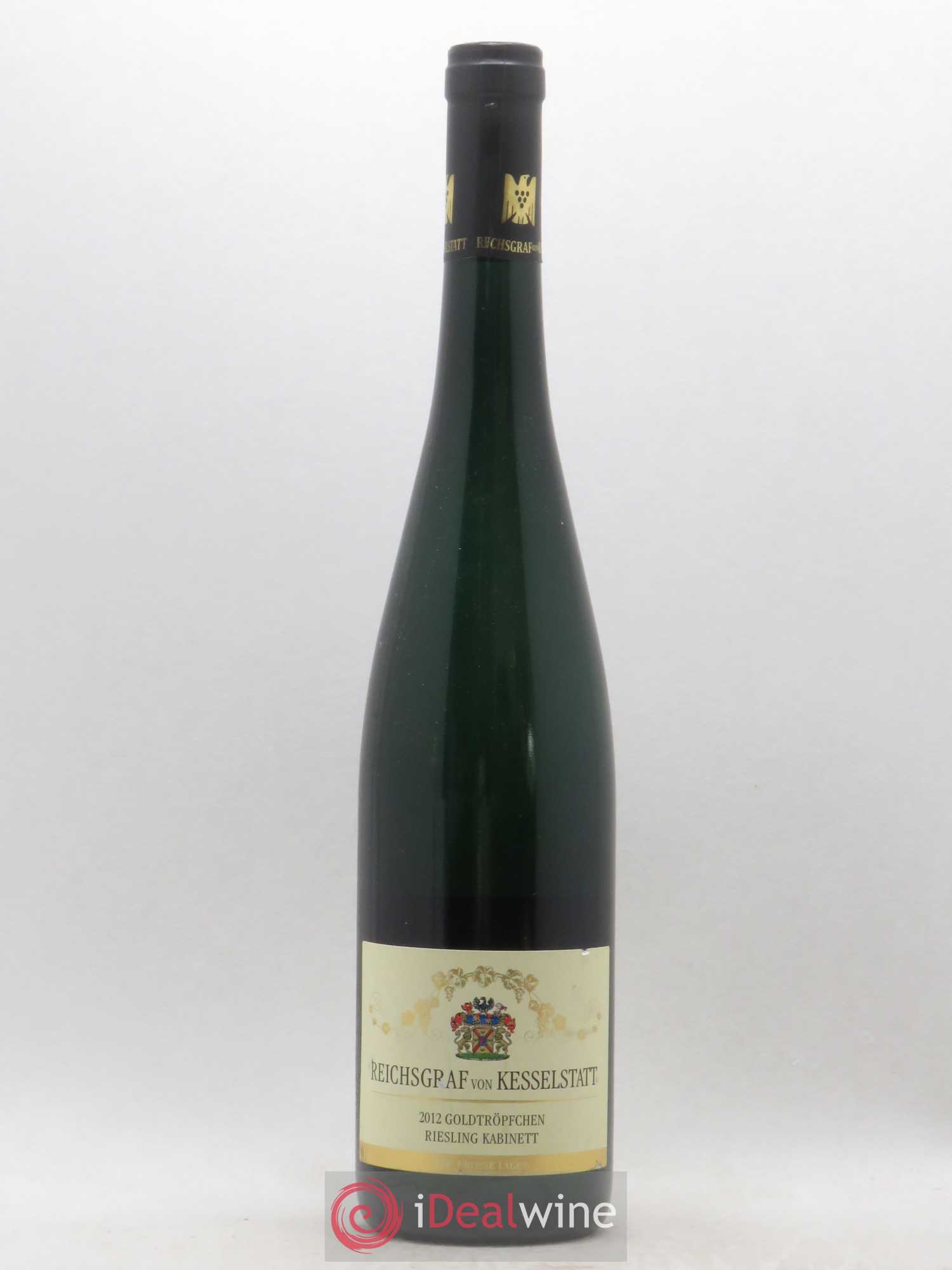 Riesling Reichsgraf von Kesselstatt Piesporter Goldtropfchen Riesling Kabinett Grosse Lage (sans prix de réserve) 2012 - Posten von 1 Flasche - 0