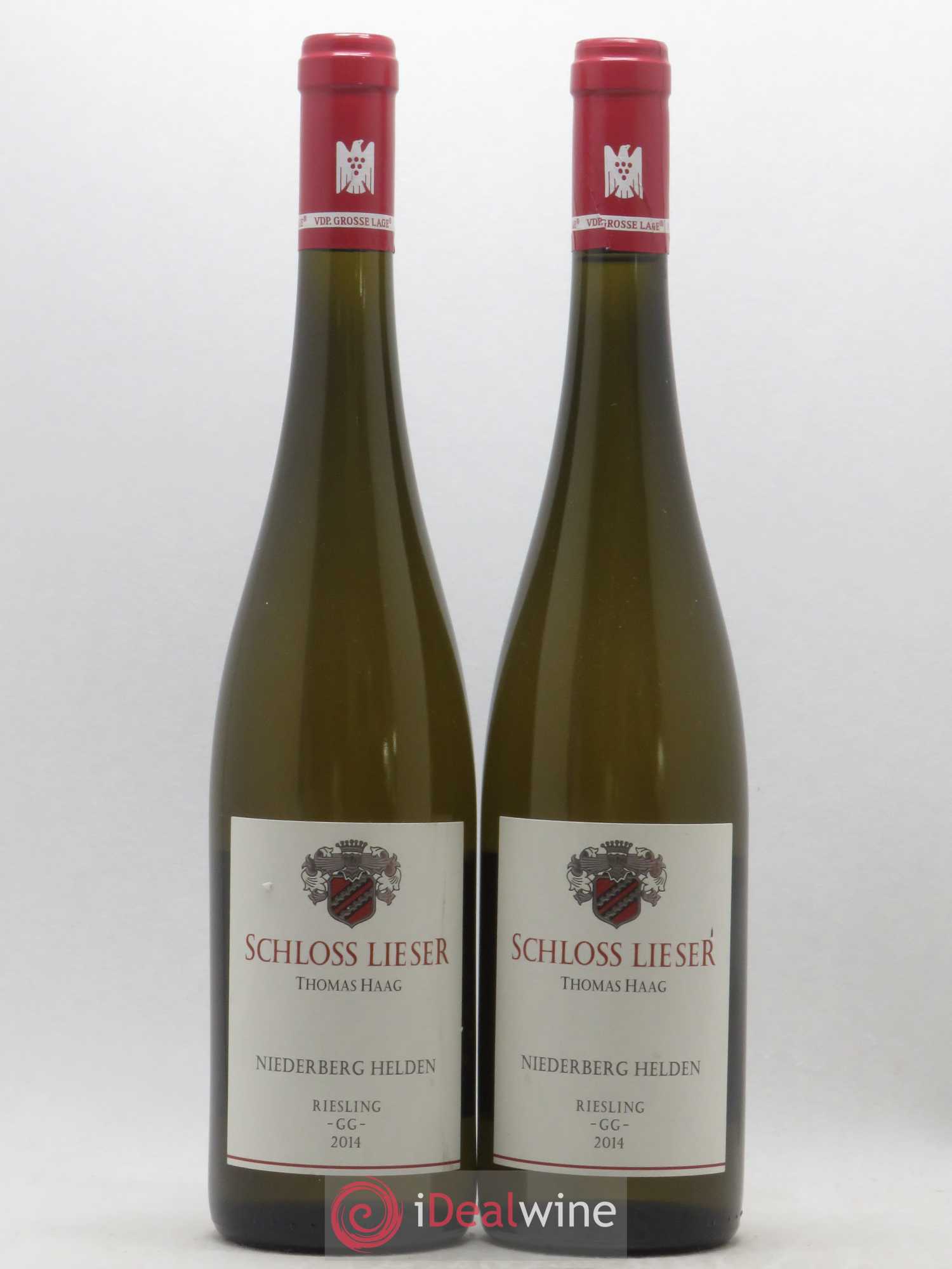 Riesling Schloss Lieser-Thomas Haag Lieserer Niederberg Helden Riesling Grosses Gewachs 2014 - Lotto di 2 bottiglie - 0