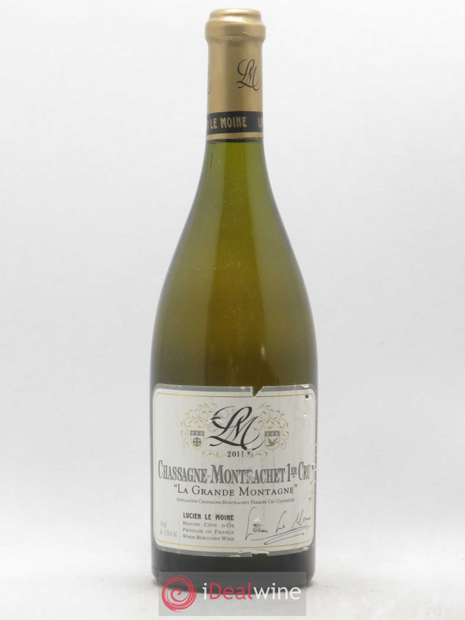 Chassagne-Montrachet 1er Cru La Grande Montagne Lucien Le Moine (sans prix de réserve) 2011 - Lotto di 1 bottiglia - 0