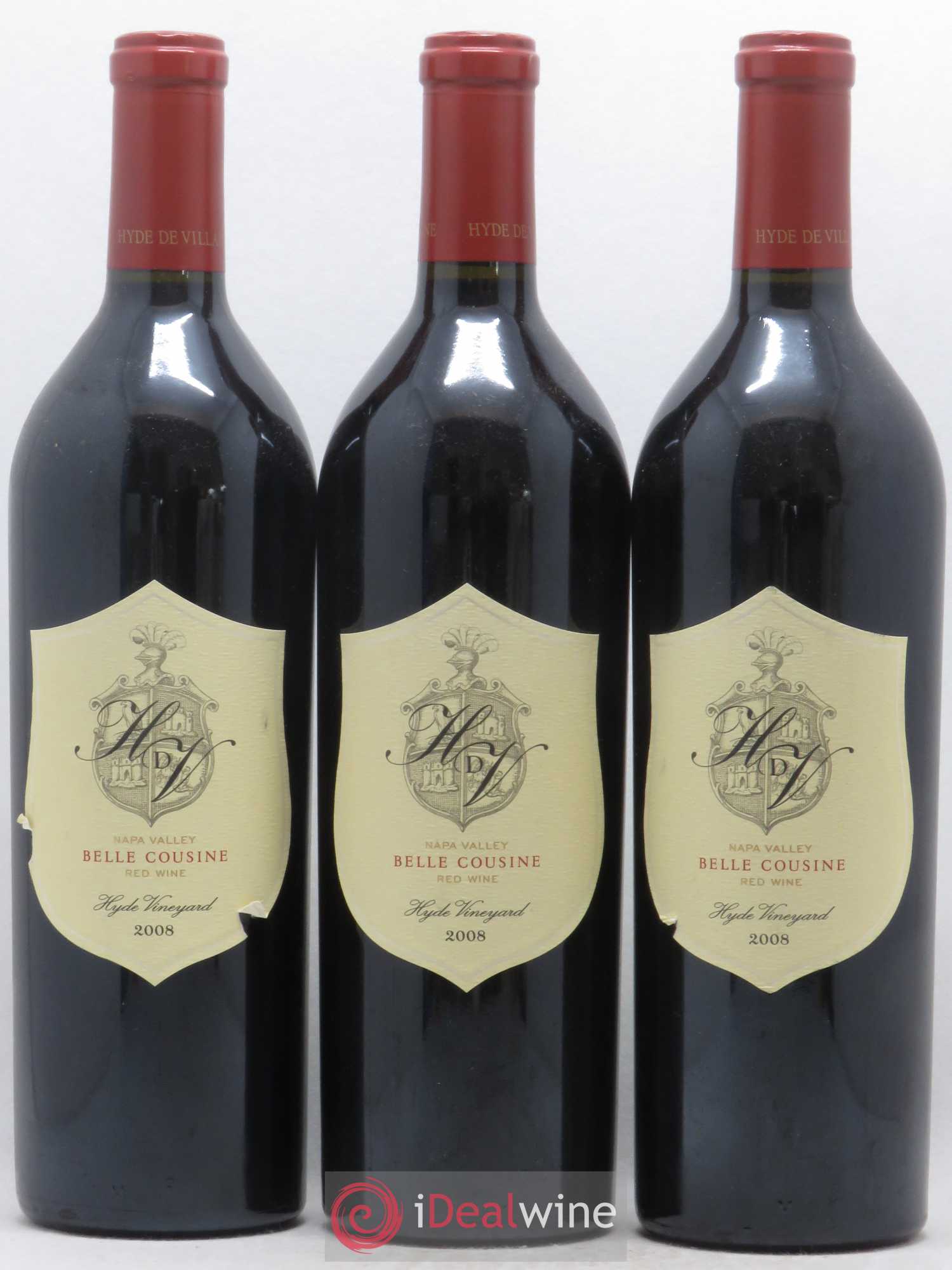 USA Napa Valley Carneros HDV Hyde de Villaine Belle Cousine (sans prix de réserve) 2008 - Posten von 3 Flaschen - 0