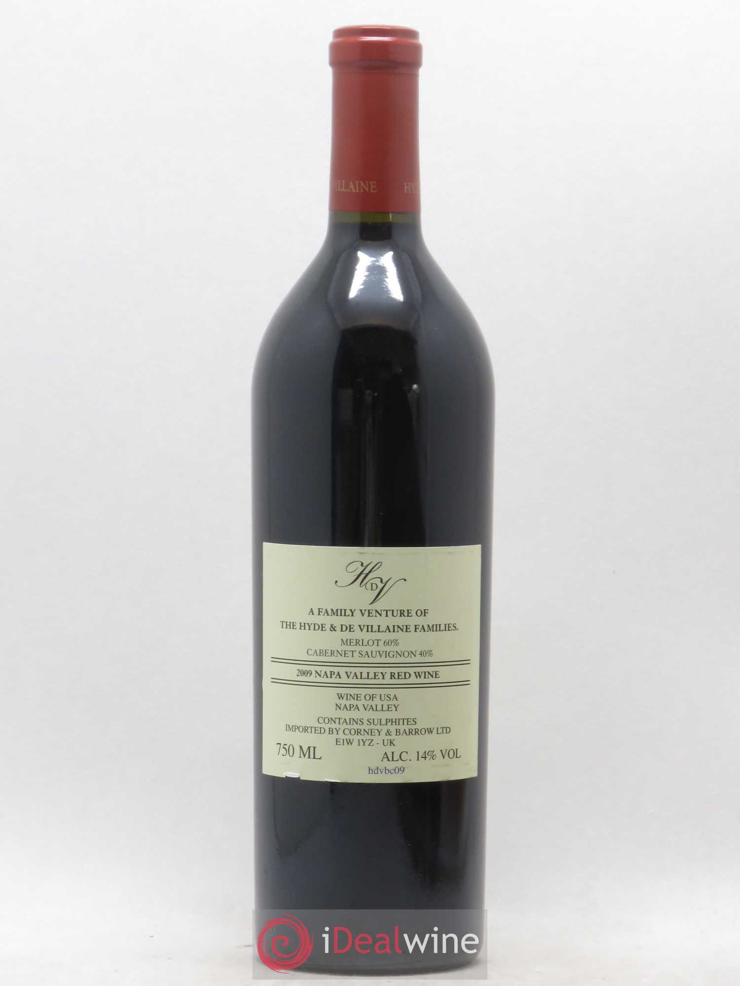 USA Napa Valley Carneros HDV Hyde de Villaine Belle Cousine (sans prix de réserve) 2009 - Posten von 1 Flasche - 1