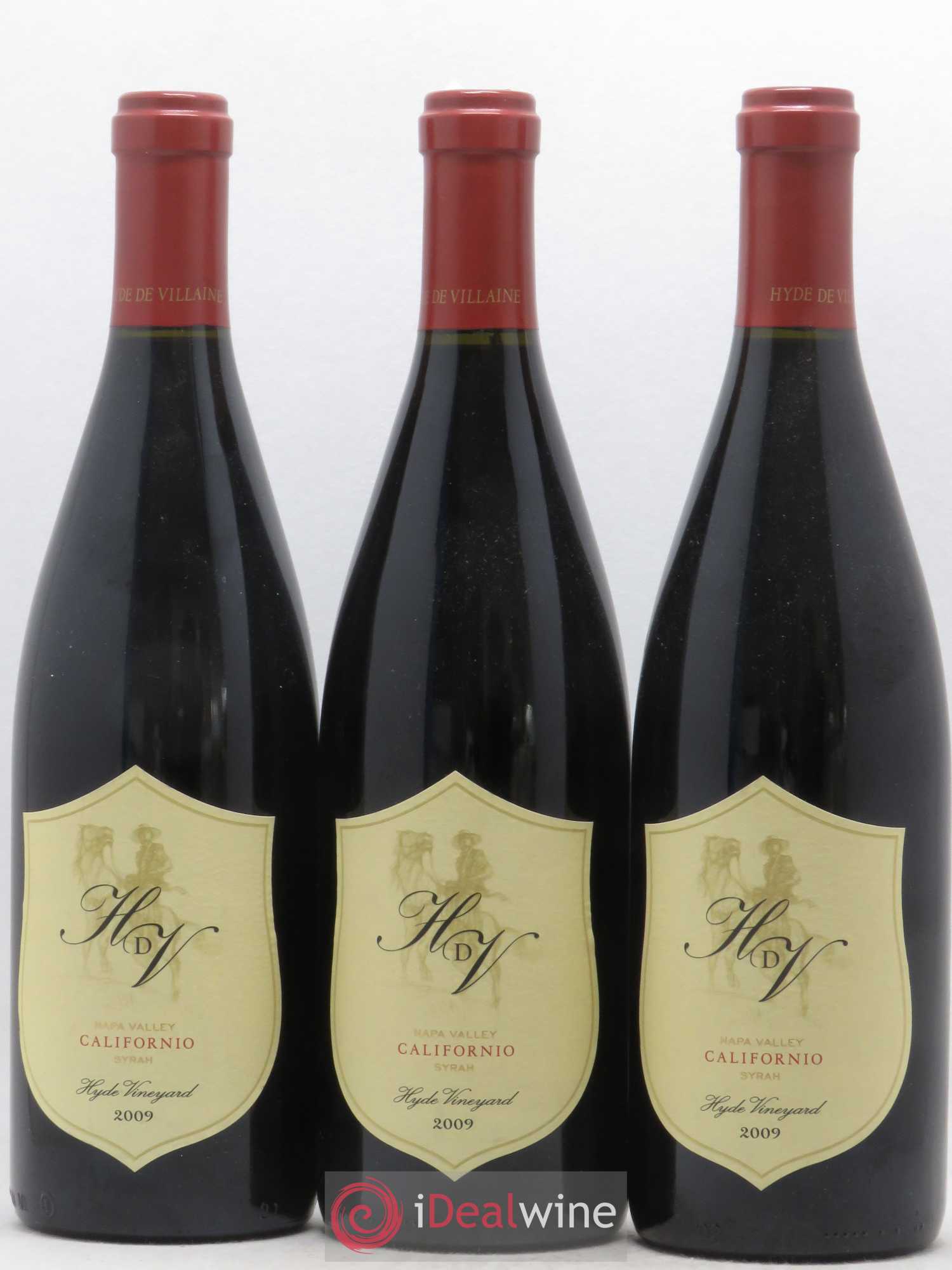 USA Napa Valley Californio Carneros Hyde Vineyard Syrah 2009 - Posten von 3 Flaschen - 0