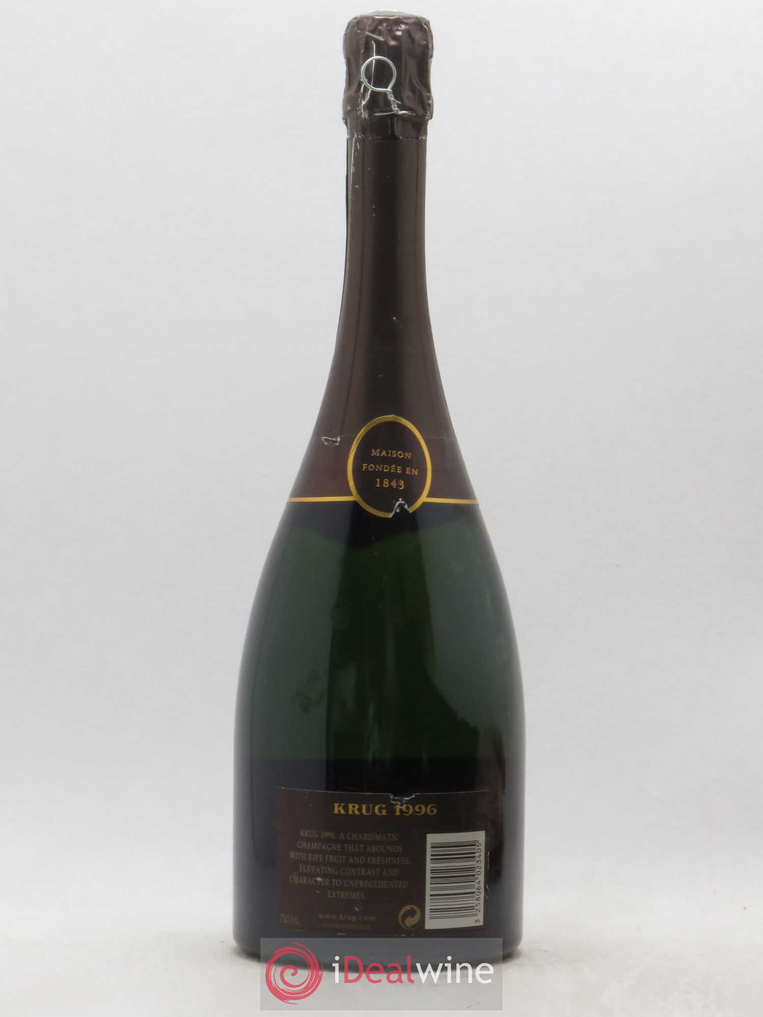 Vintage Krug 1996 - Lot de 1 bouteille - 1