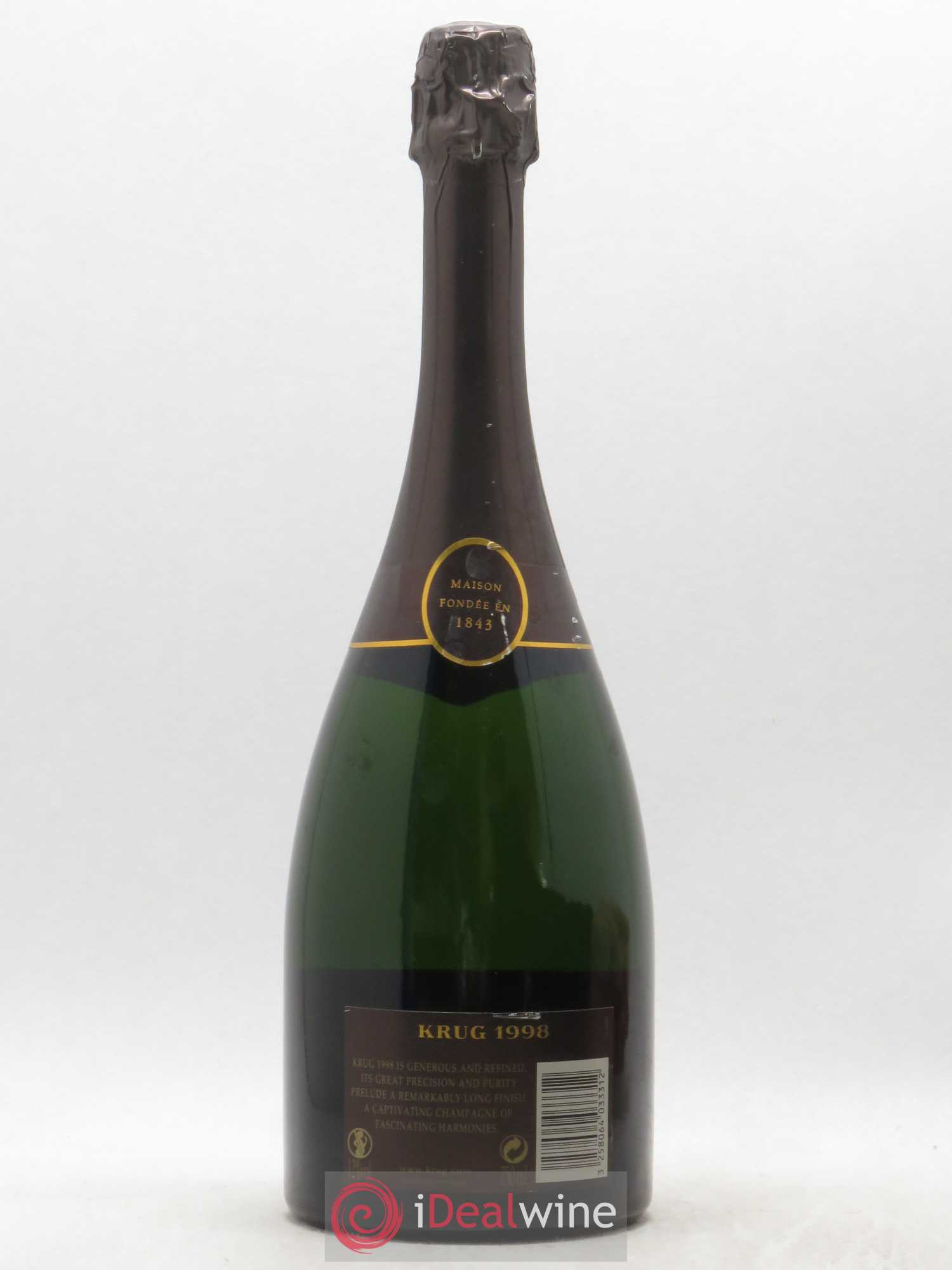 Vintage Krug 1998 - Lot de 1 bouteille - 1