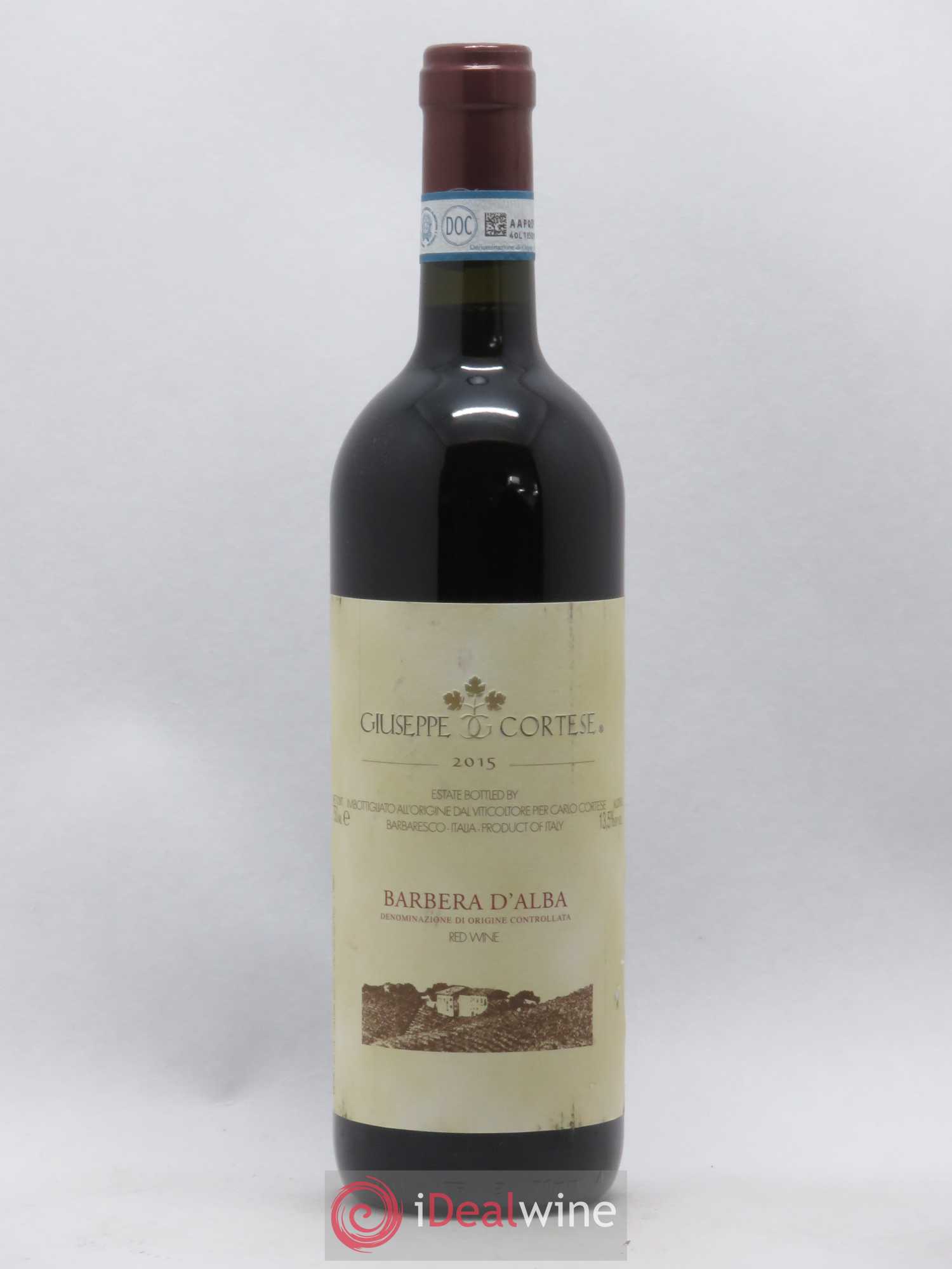 Barbera d'Alba DOC Giuseppe Cortese (sans prix de réserve) 2015 - Posten von 1 Flasche - 0