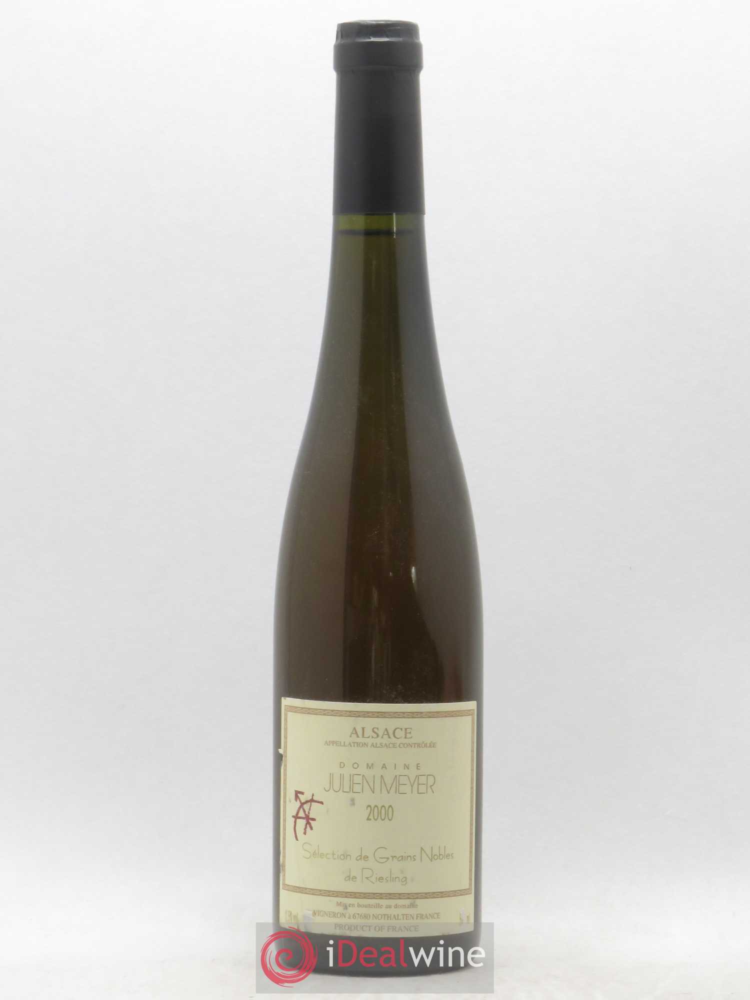 Riesling Sélection de Grains Nobles Julien Meyer 50 Cl (sans prix de réserve) 2000 - Posten von 1 Flasche - 0