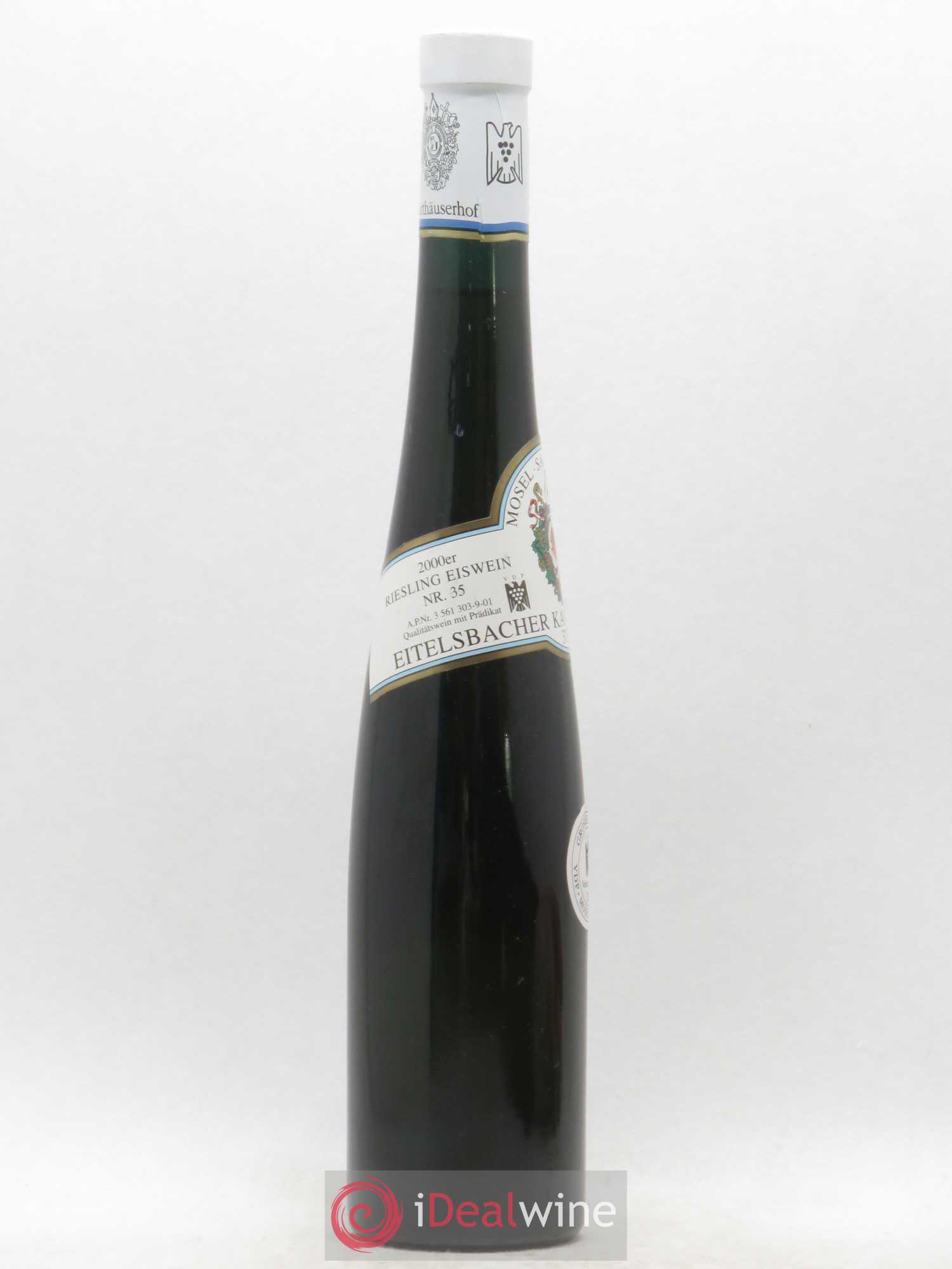Riesling Weingut Karthauserhof Eitelsbacher Karthauserhofberg Riesling Eiswein (sans prix de réserve) 2000 - Posten von 1 Demi-Flasche - 1