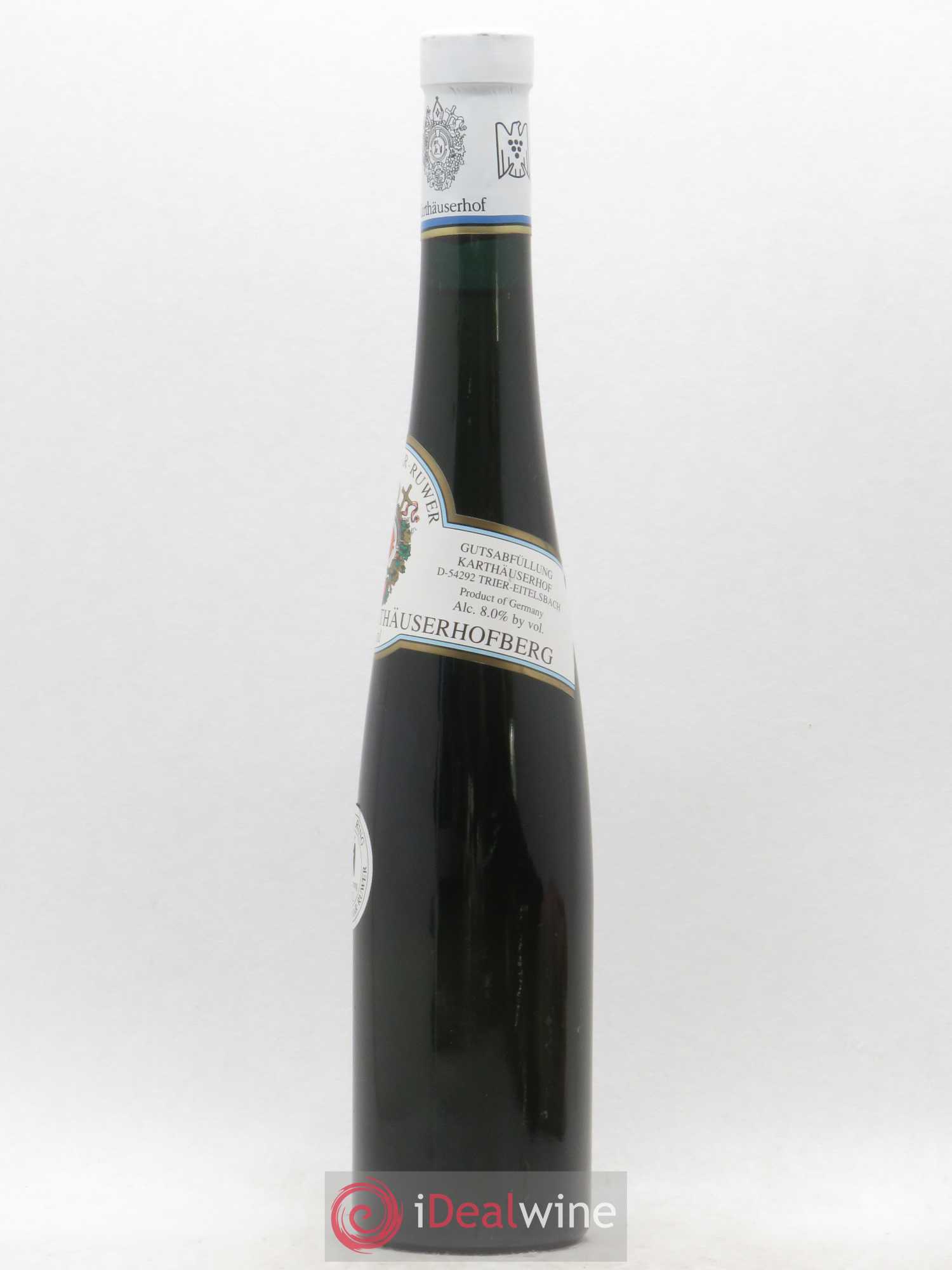 Riesling Weingut Karthauserhof Eitelsbacher Karthauserhofberg Riesling Eiswein (sans prix de réserve) 2000 - Posten von 1 Demi-Flasche - 2