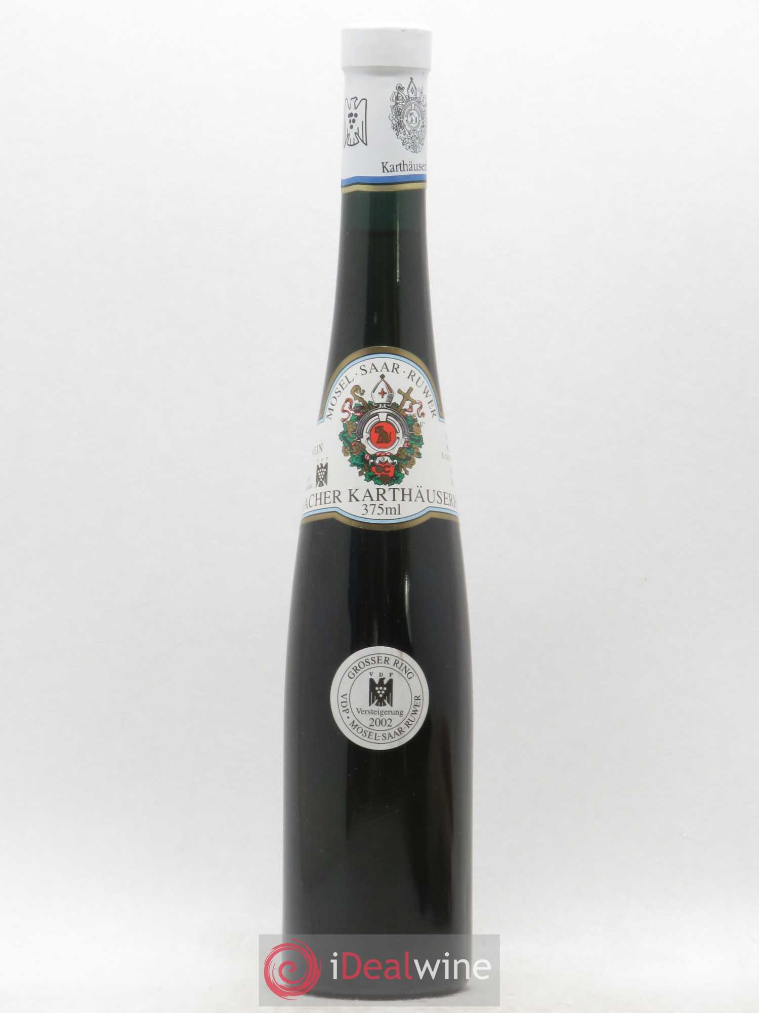 Riesling Weingut Karthauserhof Eitelsbacher Karthauserhofberg Riesling Eiswein (sans prix de réserve) 2000 - Posten von 1 Demi-Flasche - 0