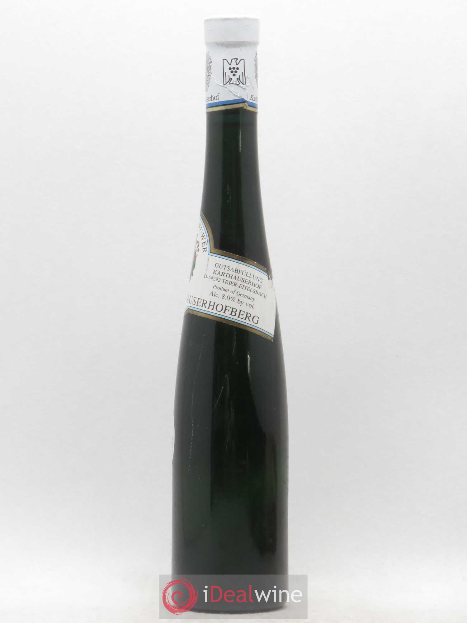 Riesling Weingut Karthauserhof Eitelsbacher Karthauserhofberg Riesling Eiswein (sans prix de réserve) 2000 - Posten von 1 Demi-Flasche - 2