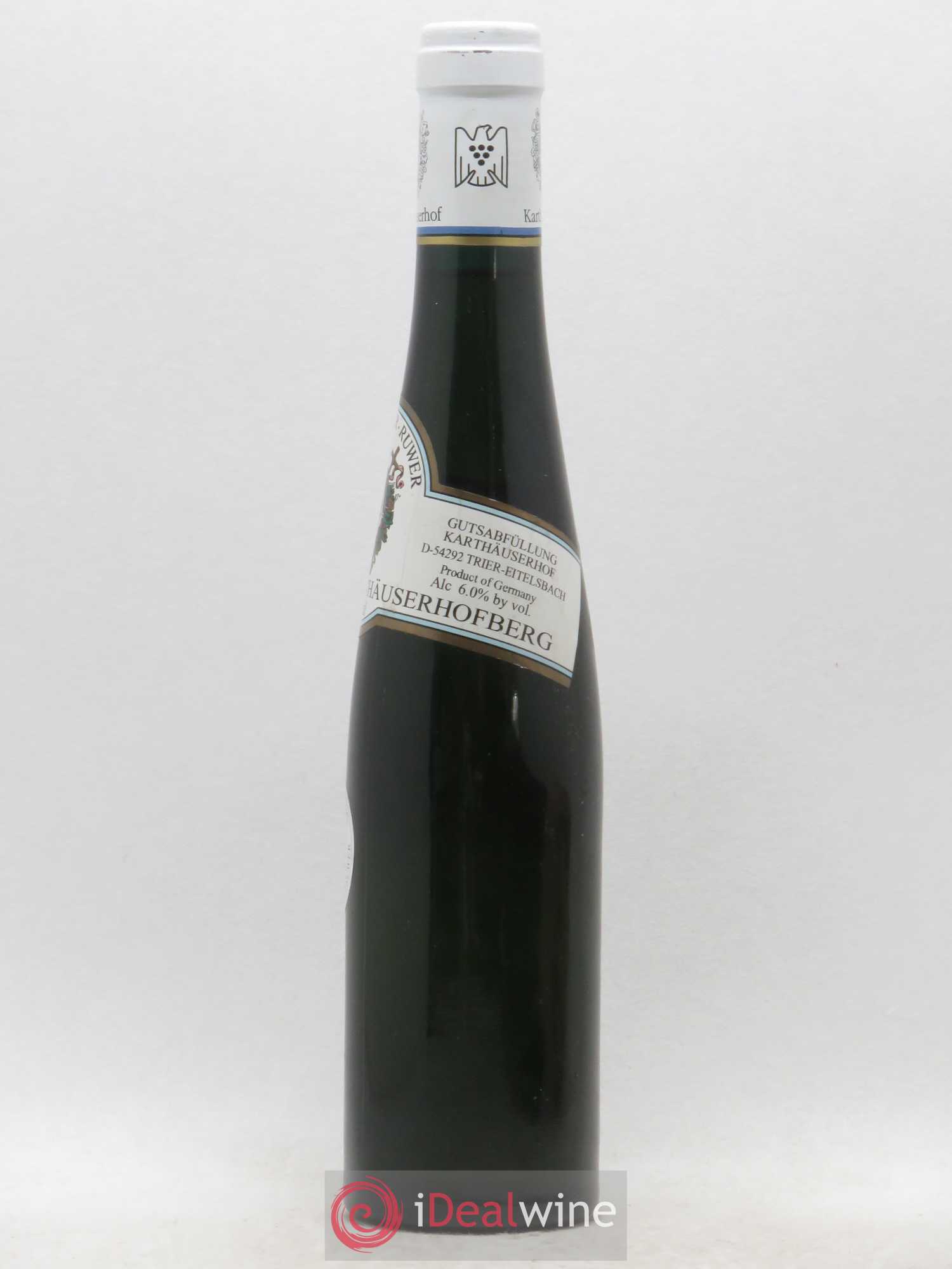 Riesling Weingut Karthauserhof Eitelsbacher Karthauserhofberg Riesling Eiswein (sans prix de réserve) 2002 - Posten von 1 Demi-Flasche - 1