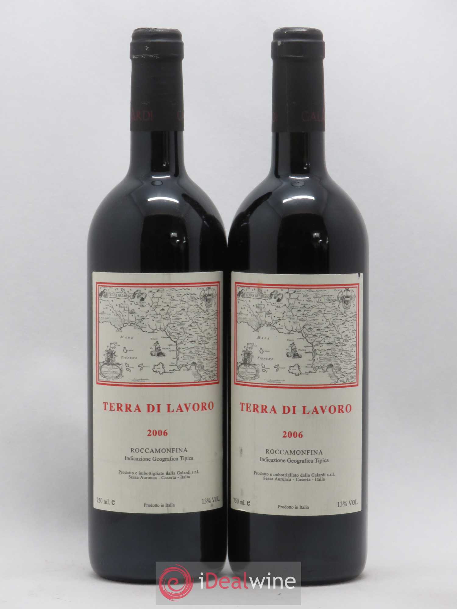 Roccamonfina IGT Terra di Lavoro Galardi 2006 - Lot de 2 bouteilles - 0