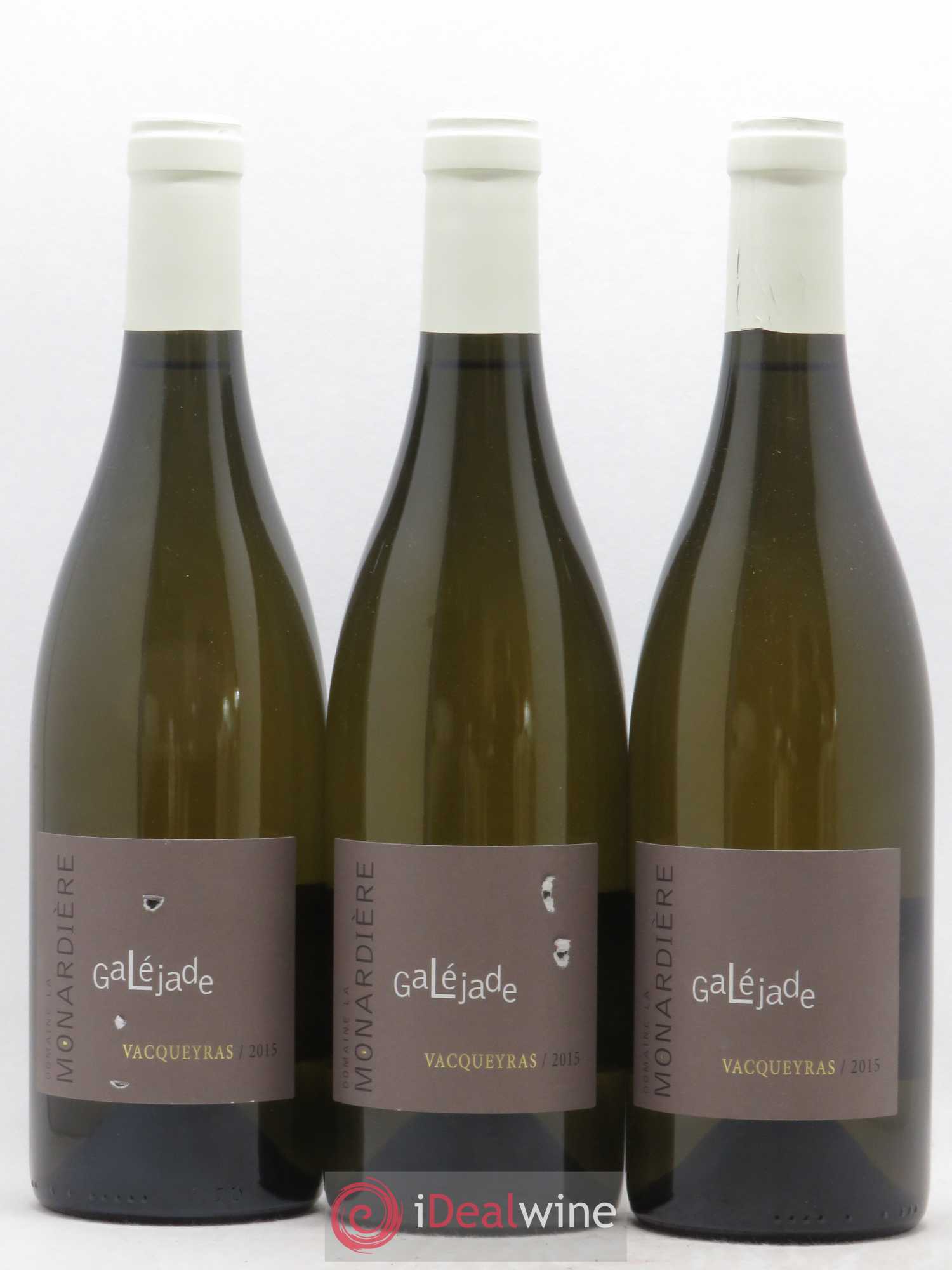 Vacqueyras La Galéjade La Monardière (Domaine)  (sans prix de réserve) 2015 - Lot de 6 bouteilles - 1