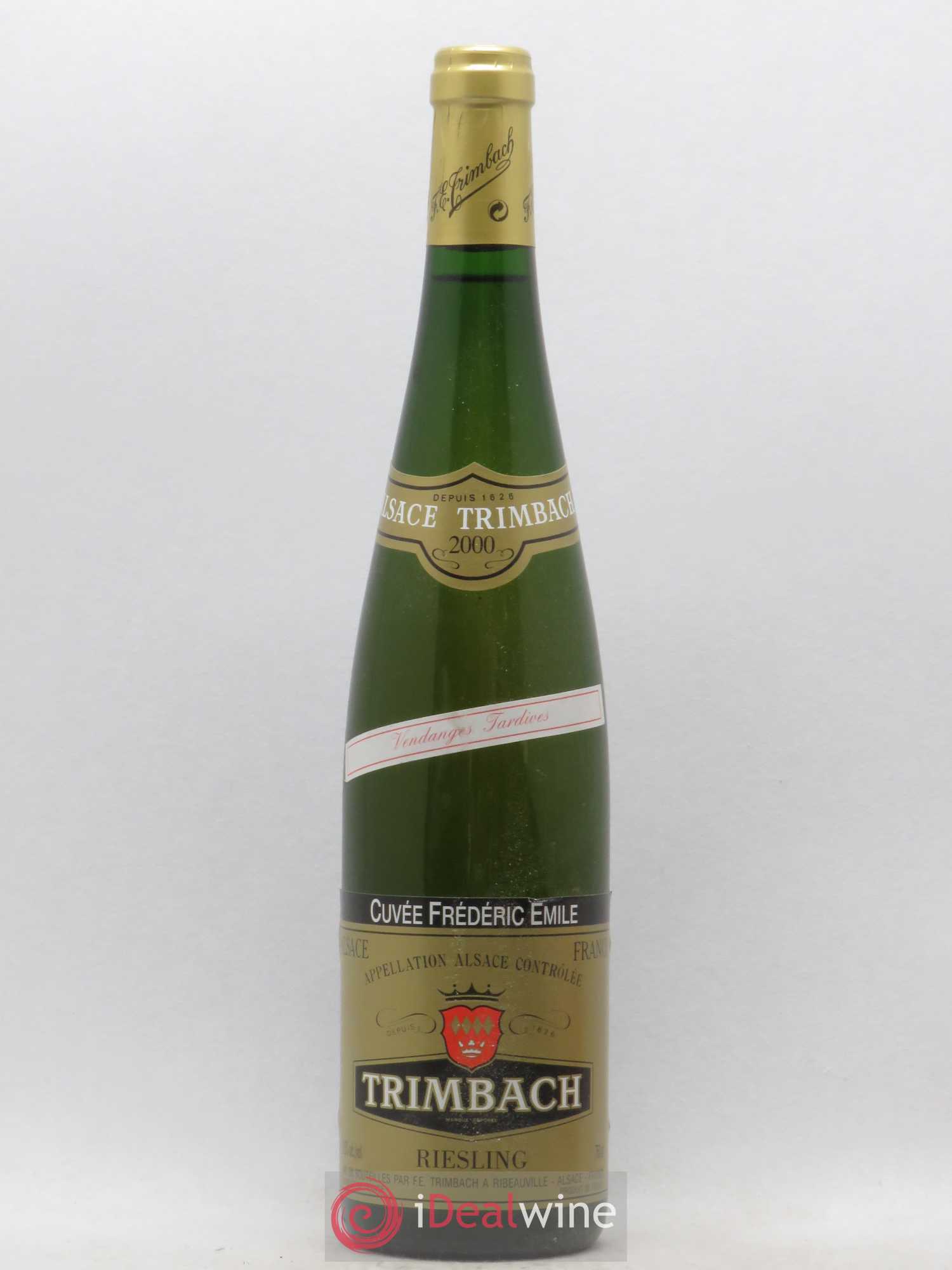 Alsace Riesling Cuvée Frédéric Emile Trimbach (Domaine) Vendanges Tardives (sans prix de réserve) 2000 - Posten von 1 Flasche - 0