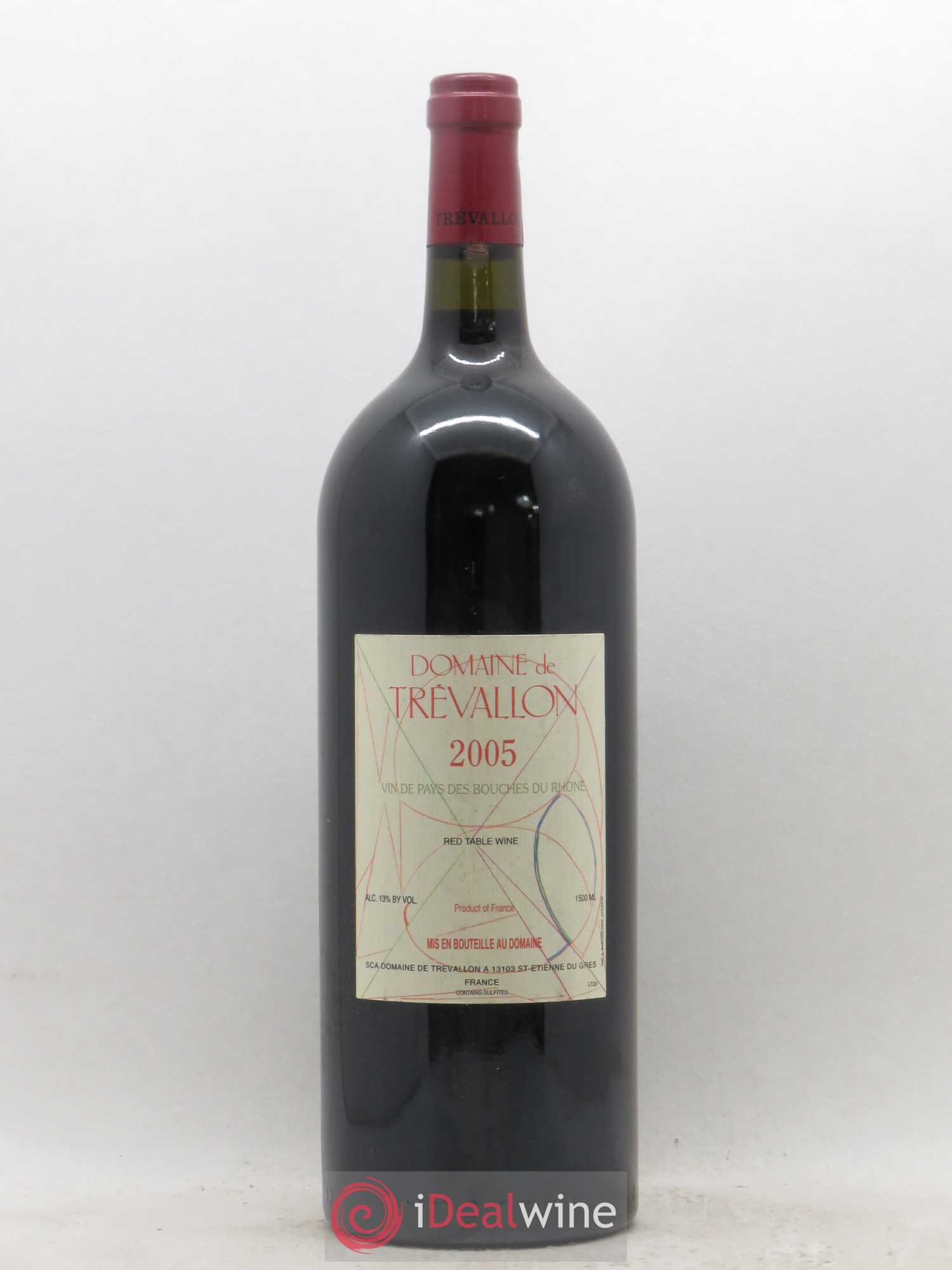 VDP Bouches du Rhône Trévallon (Domaine de) Eloi Dürrbach 2005 - Lot de 1 magnum - 0