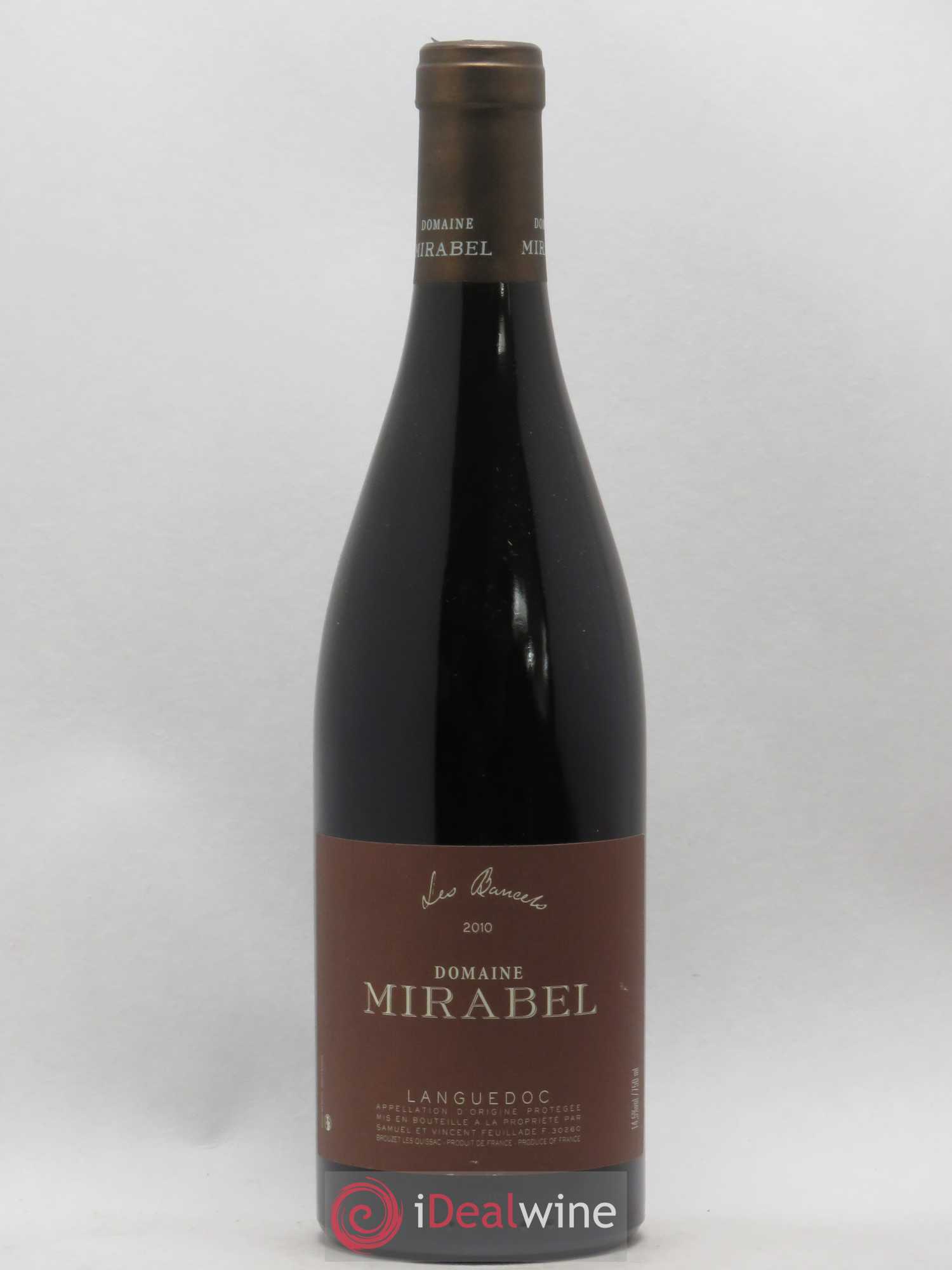 Languedoc Les Bancels Domaine Mirabel (sans prix de réserve) 2010 - Posten von 1 Flasche - 0